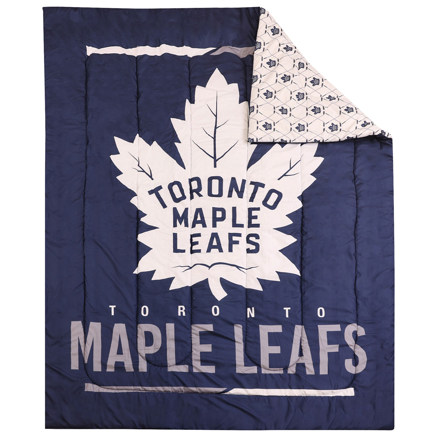 Ensemble de literie de 4 pièces de la NHL - Lit simple - Maple Leafs de Toronto