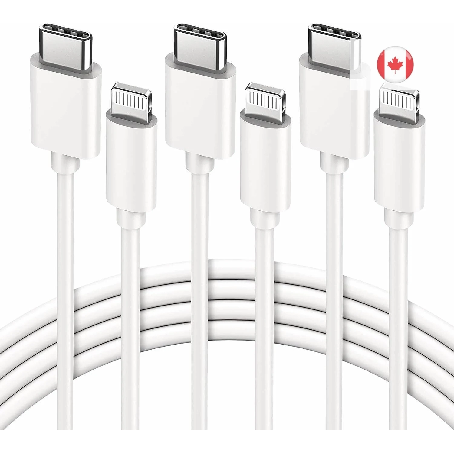 3 X Packs iPhone 12 13 Fast Charger Cable USB C to Lightning Charging Cord - Type C Port Support Charging Compatible with iPhone 13 12 Mini Pro Max 11 S