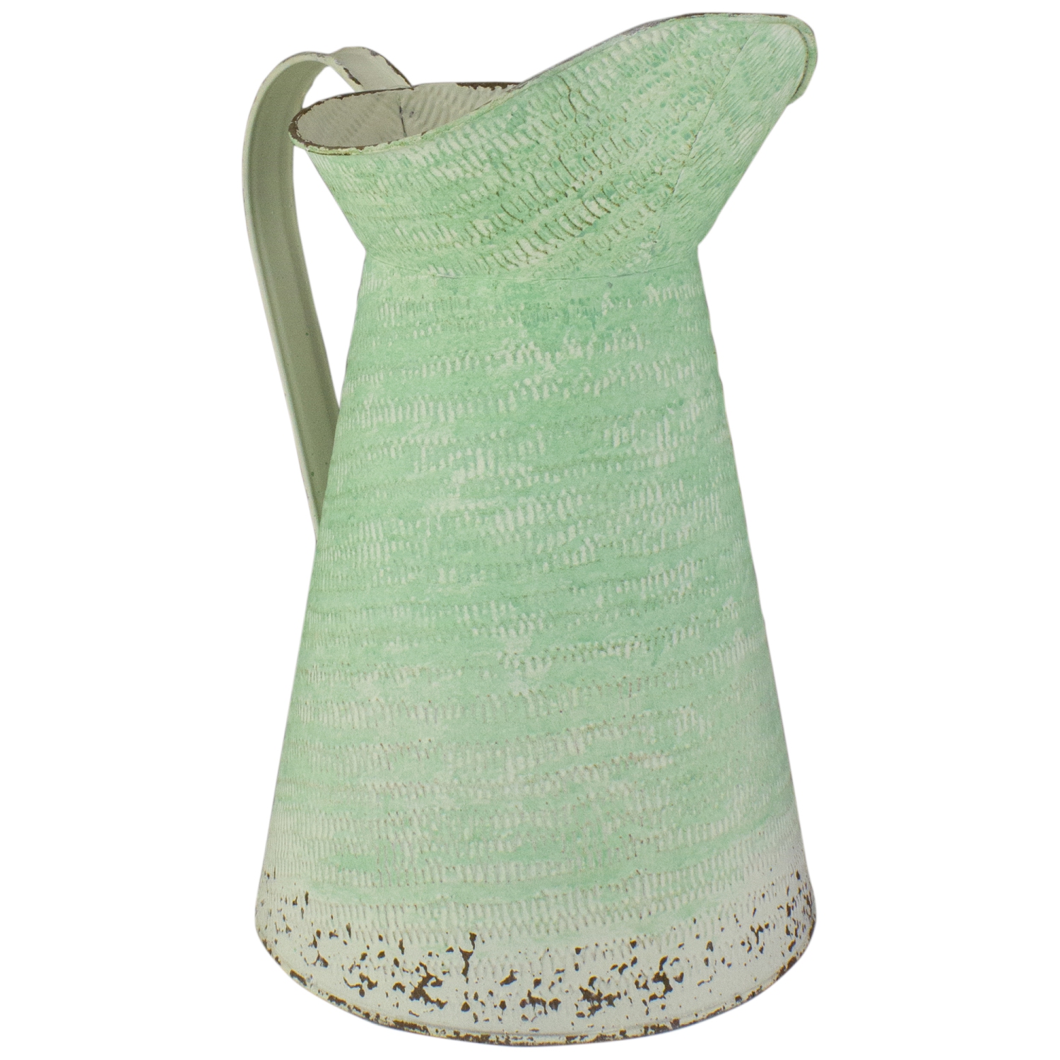 13" Green Ombre Decorative Pitcher