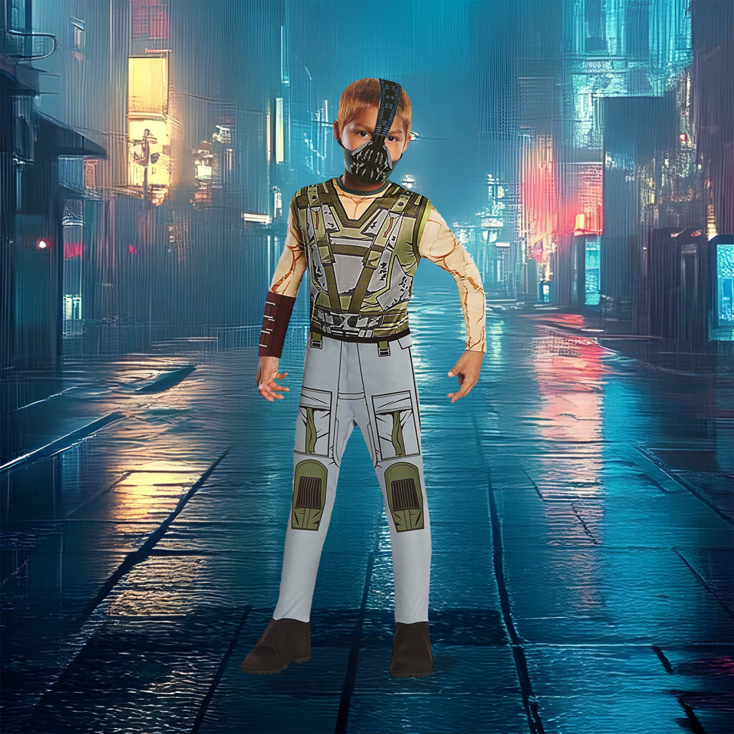 Costume d'Halloween pour garçons – Bane Rises du Chevalier noir – petit