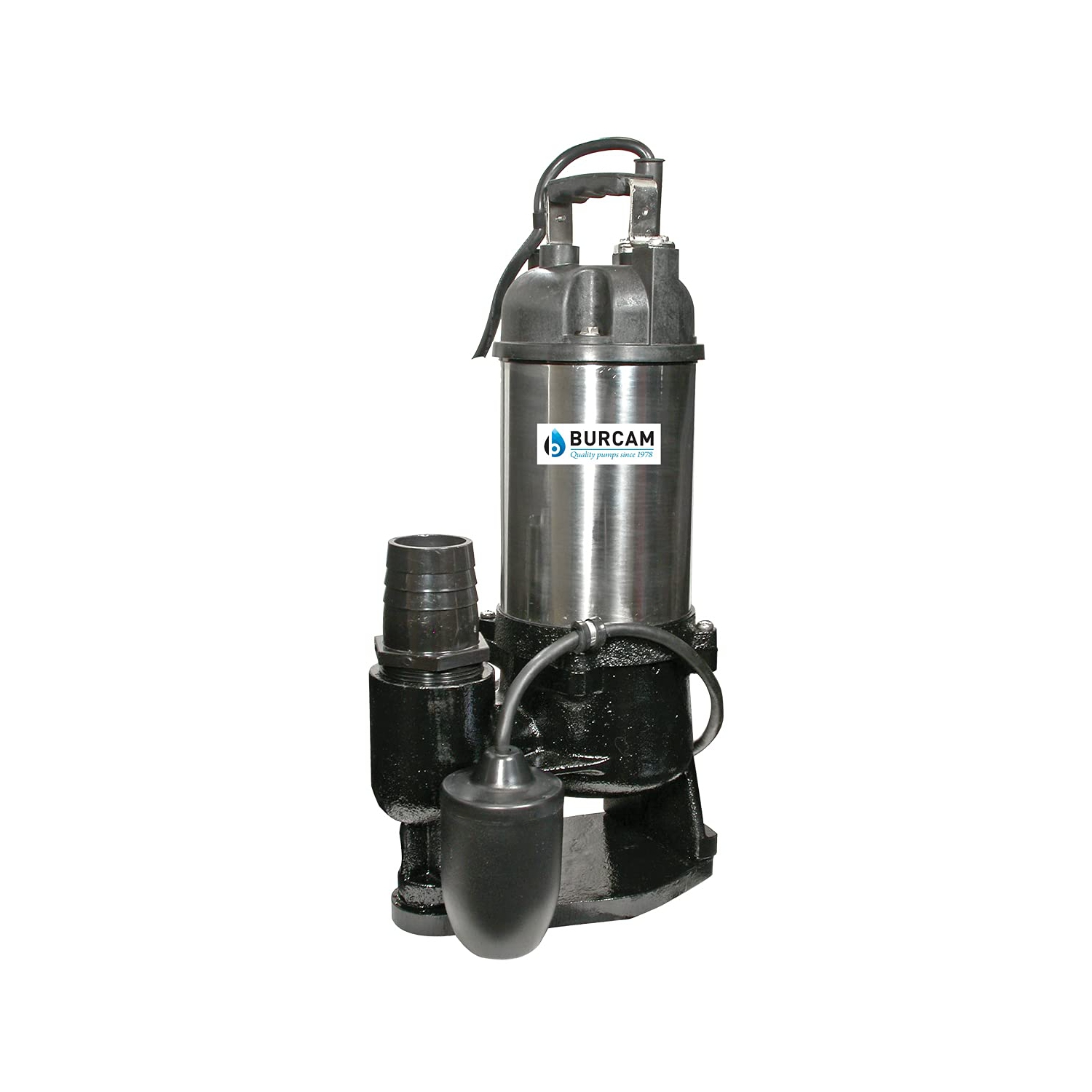 Burcam 400401T Sewage Pump, 1/2 hp, 115V