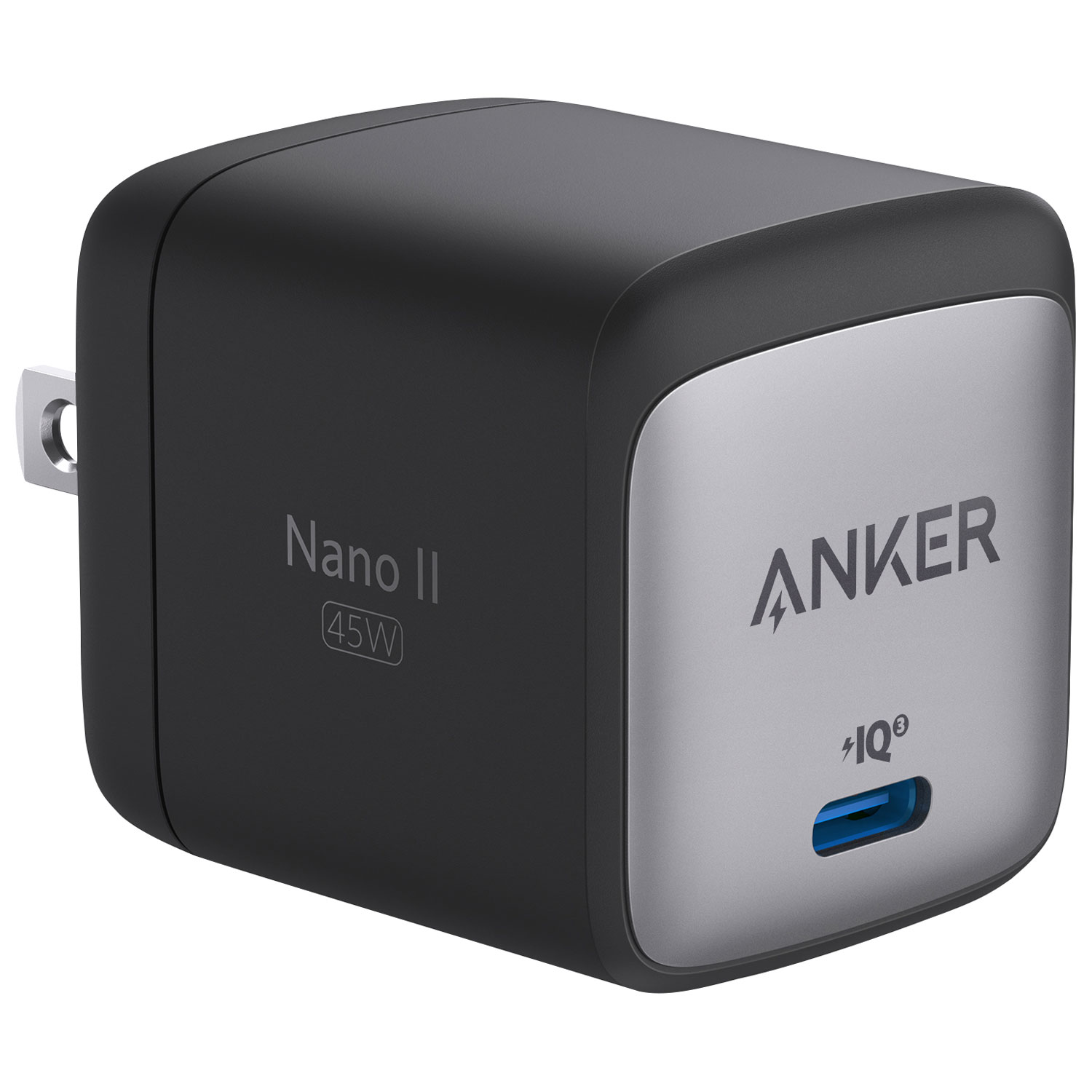 Anker Nano II 45W USB-C Wall Charger with USB-C/USB-C Cable