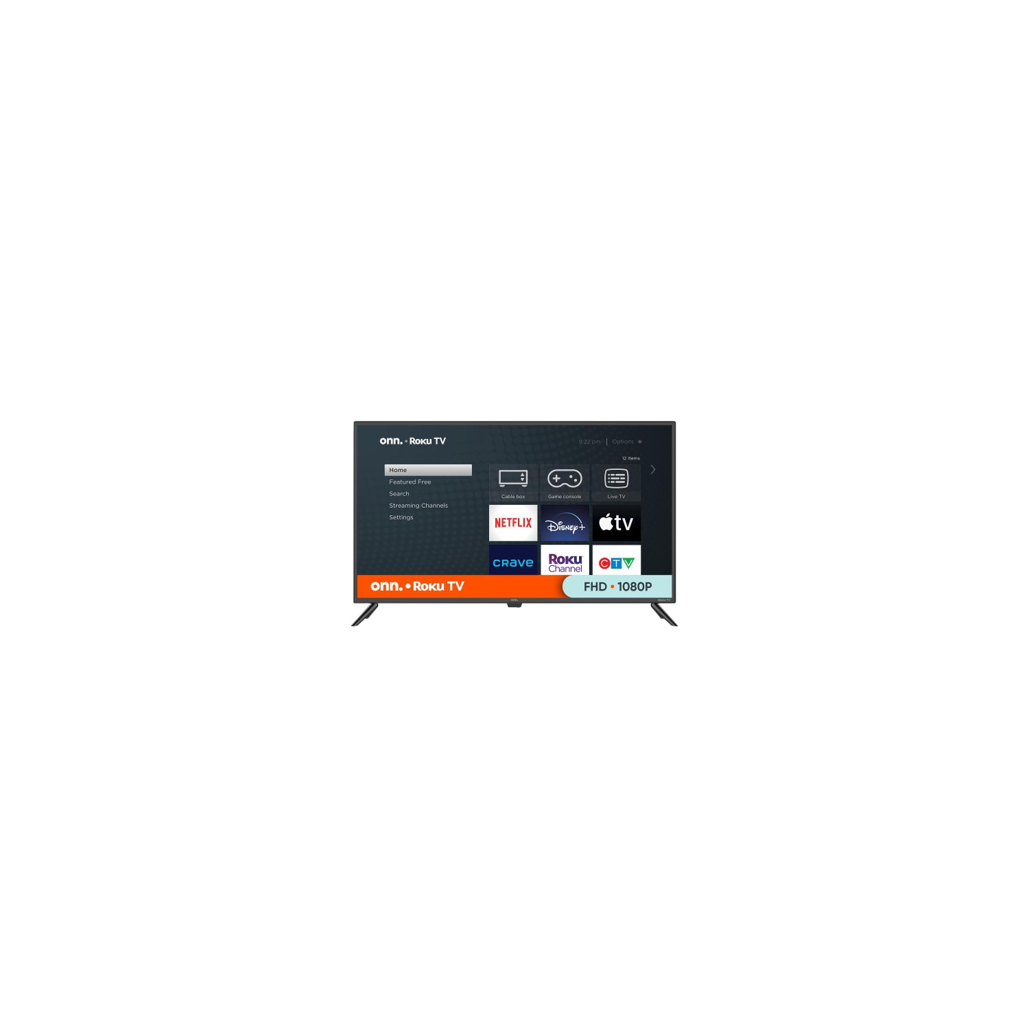 Open Box onn. 43" 1080p FHD Roku Smart TV (100069992-CA)