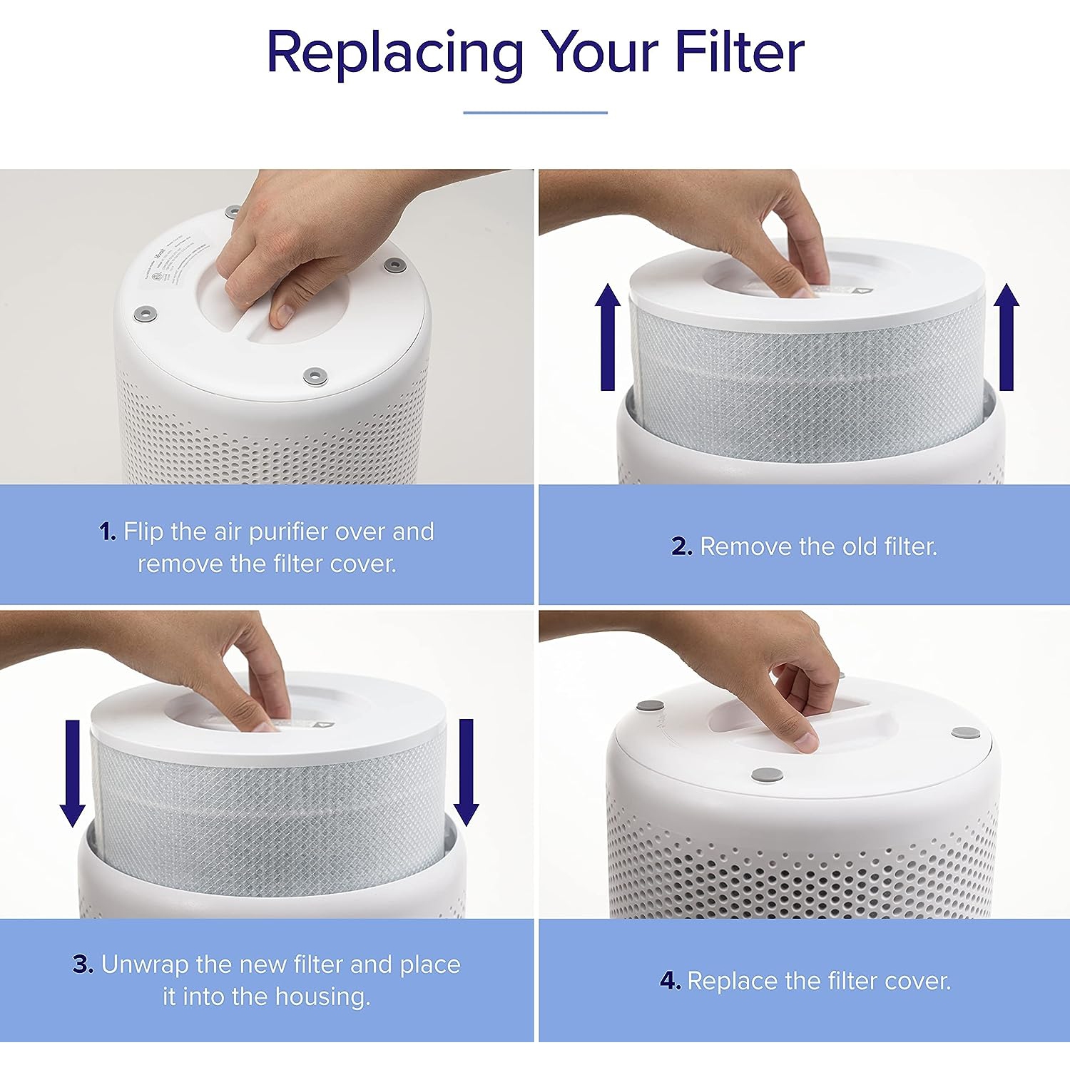 Filtre de rechange pour purificateur d'air Core 300 de Levoit - Filtre antifumée