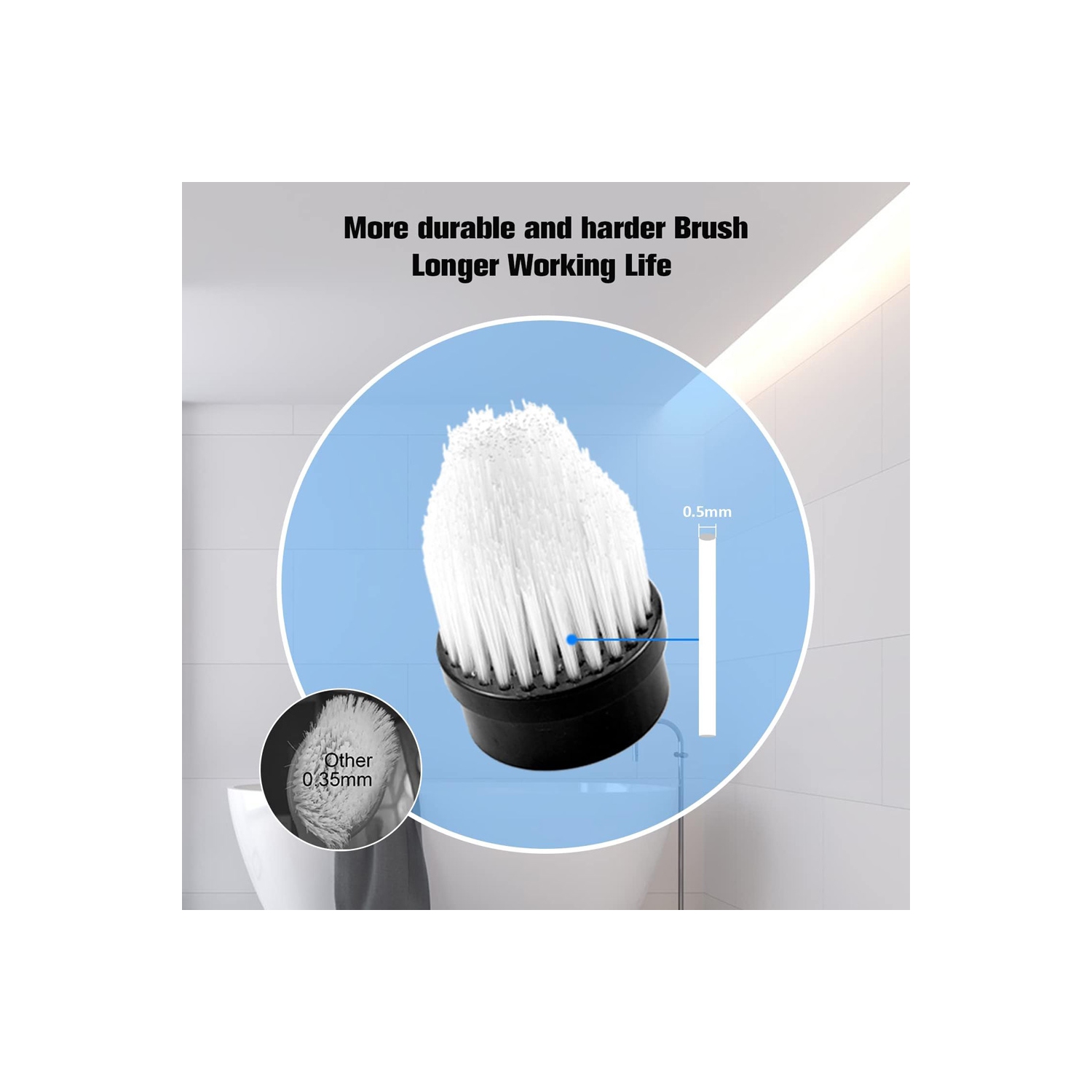 axGear Electric Brush Spin Scrubber Cordless Rechargeable Handheld Power Cleaning with 7 Replaceable Brush Heads