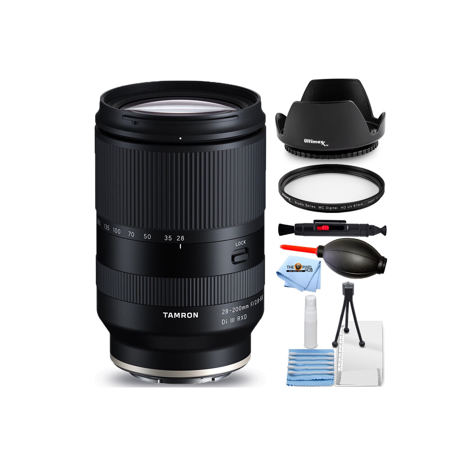 Tamron 28-200mm f/2.8-5.6 Di III RXD Lens for Sony E - UV Tamron 28-200mm f/2.8-5.6 Di III RXD Lens for Sony E - UV