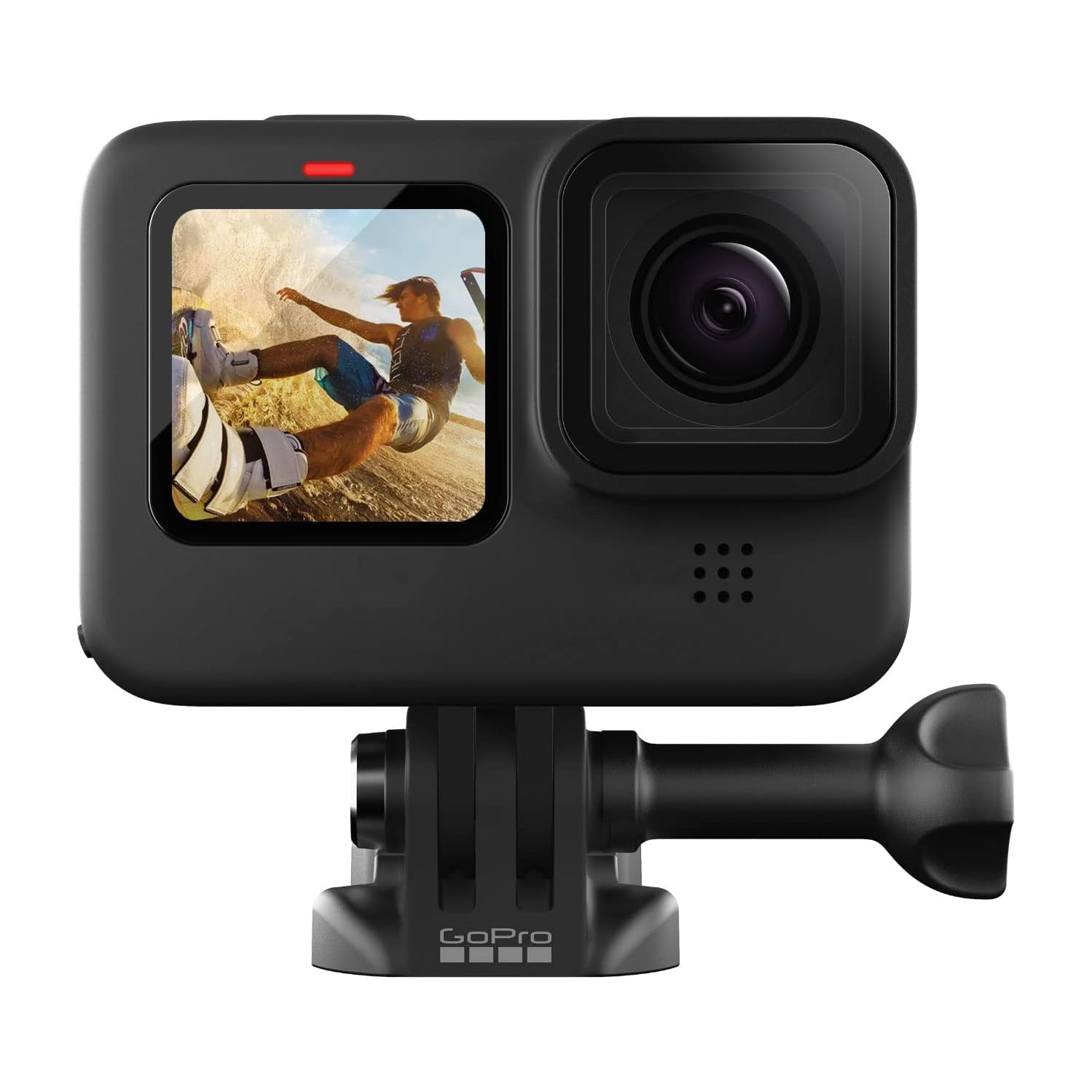 GoPro HERO11 Black - Essential Bundle - GoPro HERO 11 Black + 2 extra Battery + Compact Case + 64 GB MicroSD Card + Extension Pole