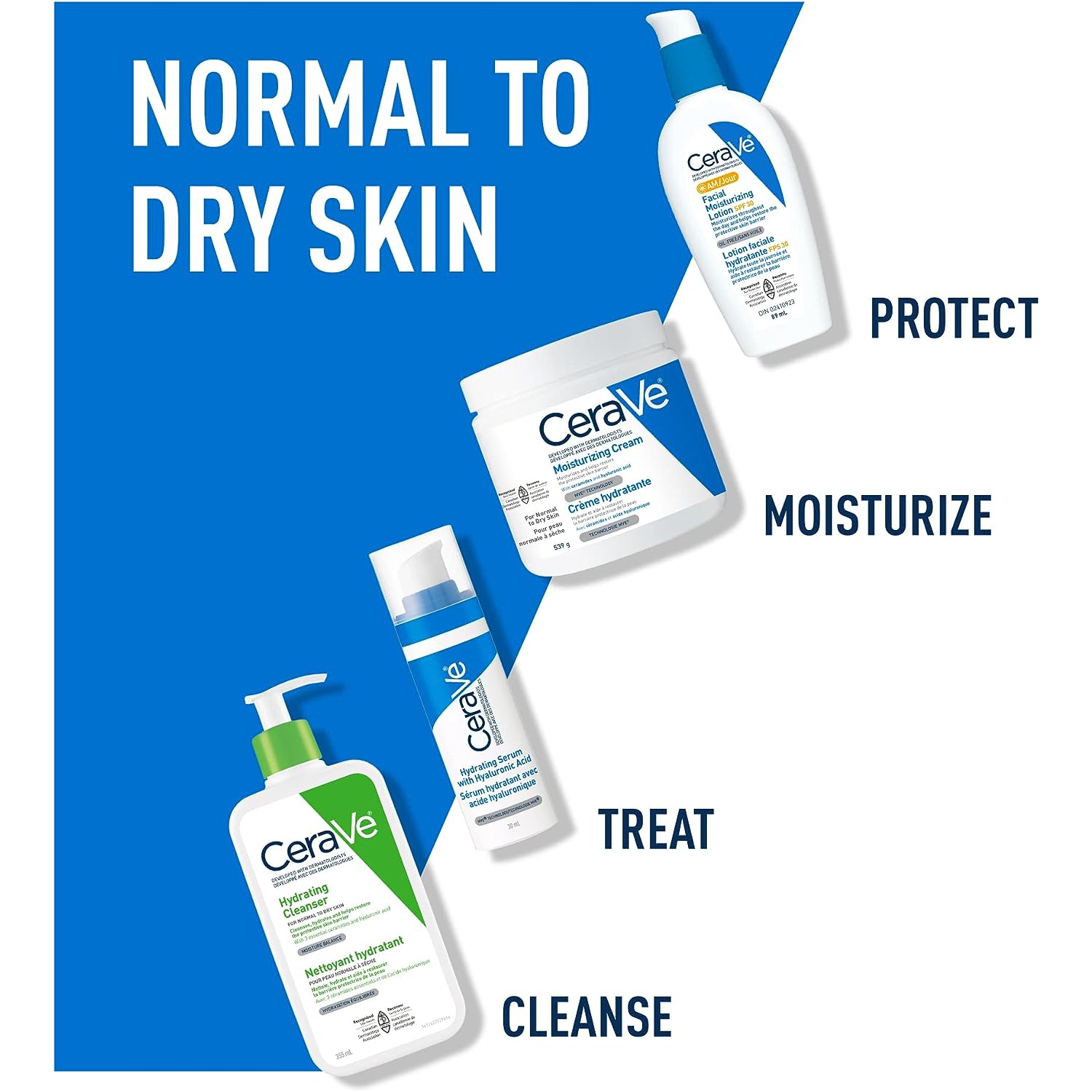 CeraVe Moisturizing Cream | Daily Face, Body & Hands Moisturizer for Dry Skin With Hyaluronic Acid and Ceramides for Women and Men. Sensitive skin,