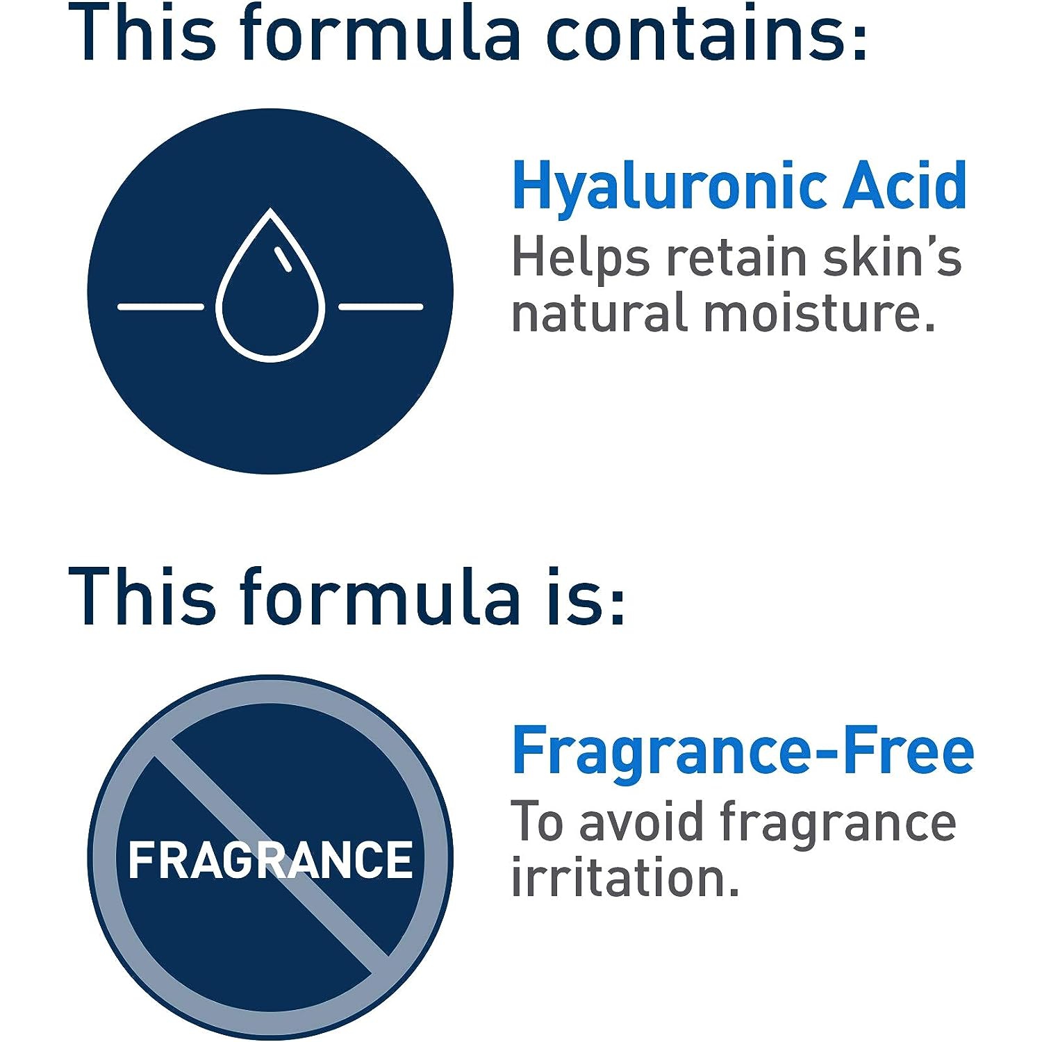 Crème hydratante CeraVe format voyage hydratant quotidien pour le visage et le corps pour peau normale à sèche sans parfum d'acide hyaluronique, 57