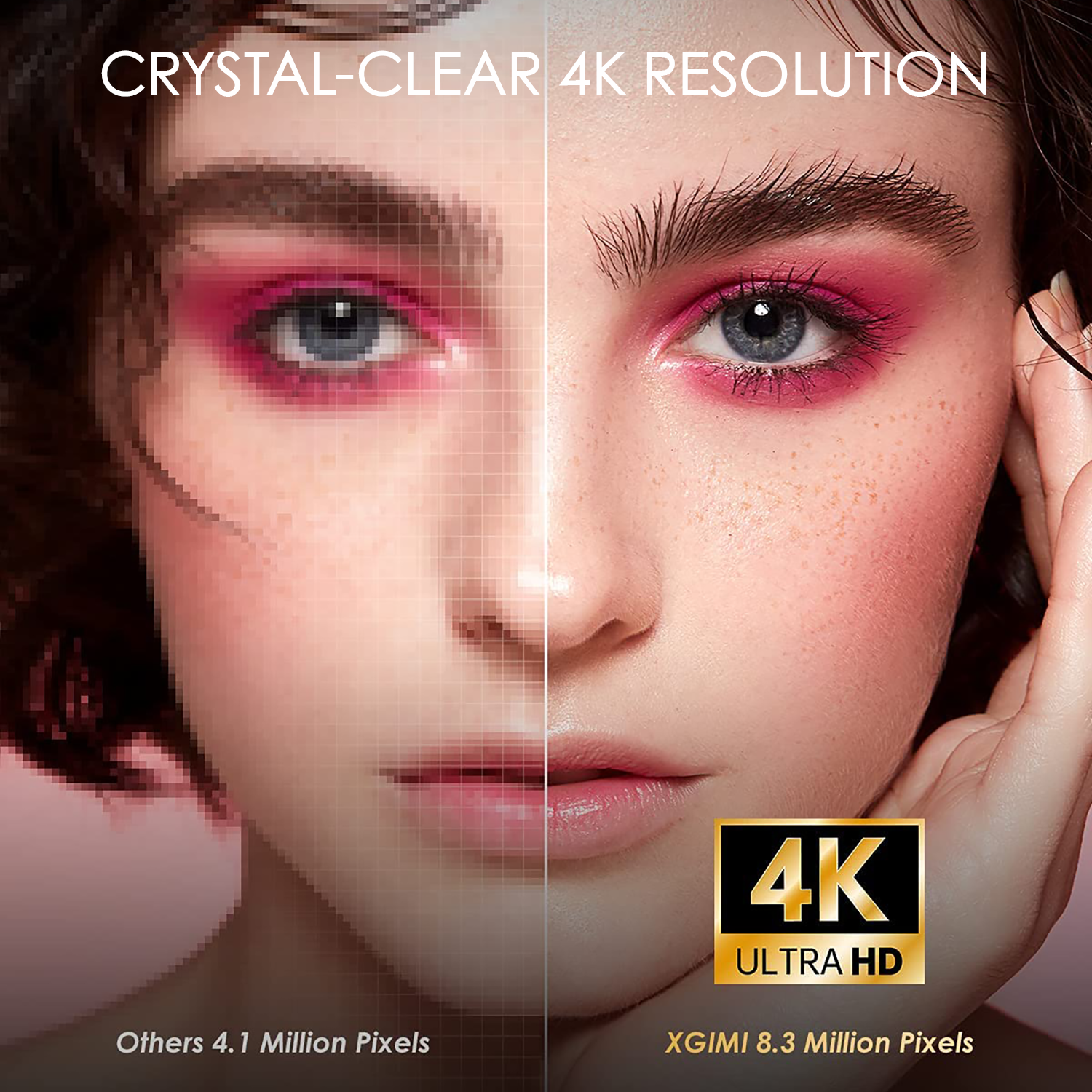 XGIMI Horizon Pro True 4K UHD Projector + 120" Screen Bundle, Android TV, 1500 ISO Lumens, 16W Harman Kardon Speakers, HDR10, Home Theater Image