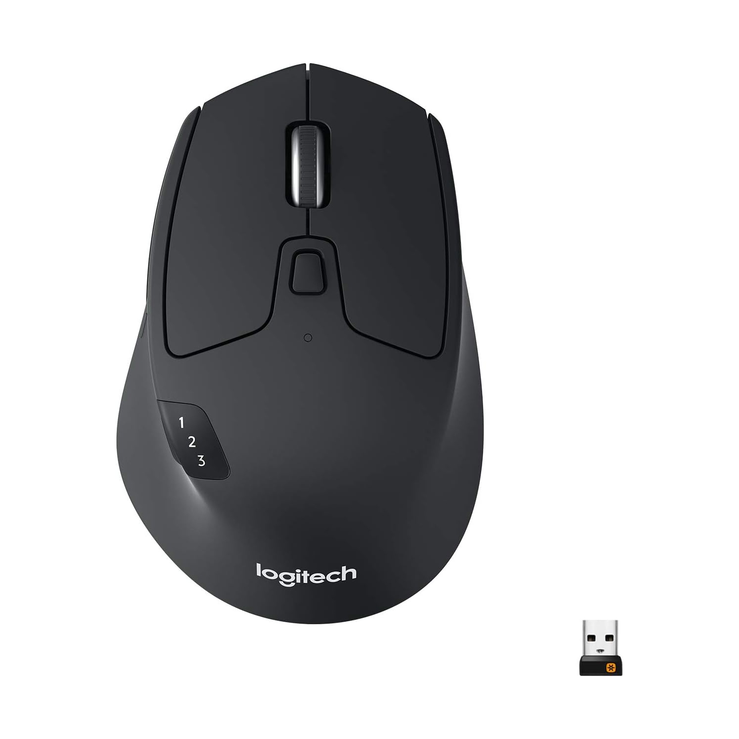 OPENBOX Logitech M720 Triathlon Multi-Device Wireless Mouse, Bluetooth, USB Unifying Receiver -Black
