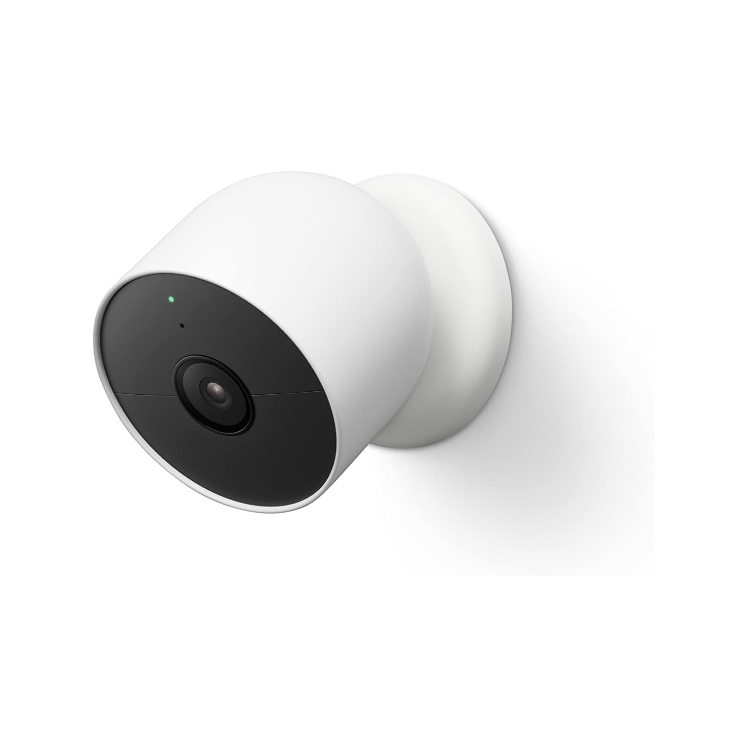 Google Nest Cam - 1 Pack, Snow, 1 Count (Pack of 1)
