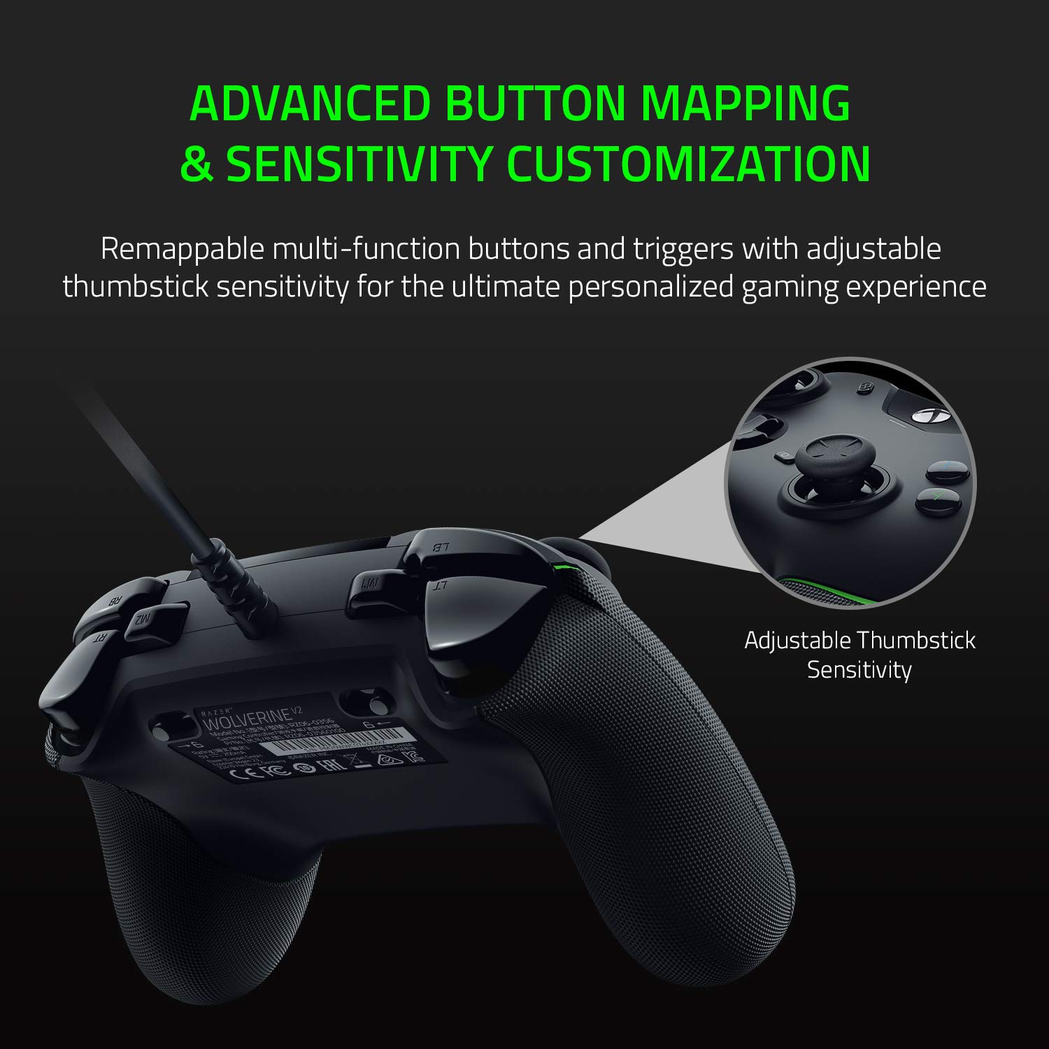 Razer Wolverine V2 Wired Gaming Controller for Xbox Series Xs