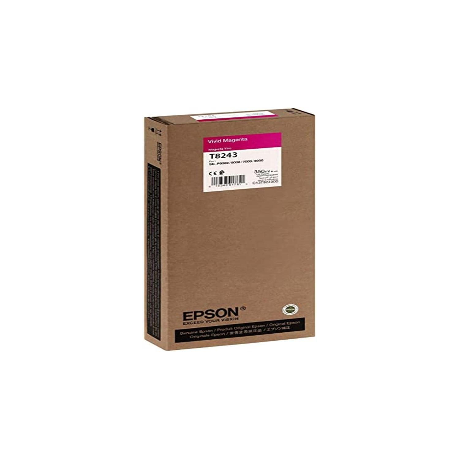 Epson UltraChrome HD Ink Cartridge - 350ml Vivid Magenta - Brand New