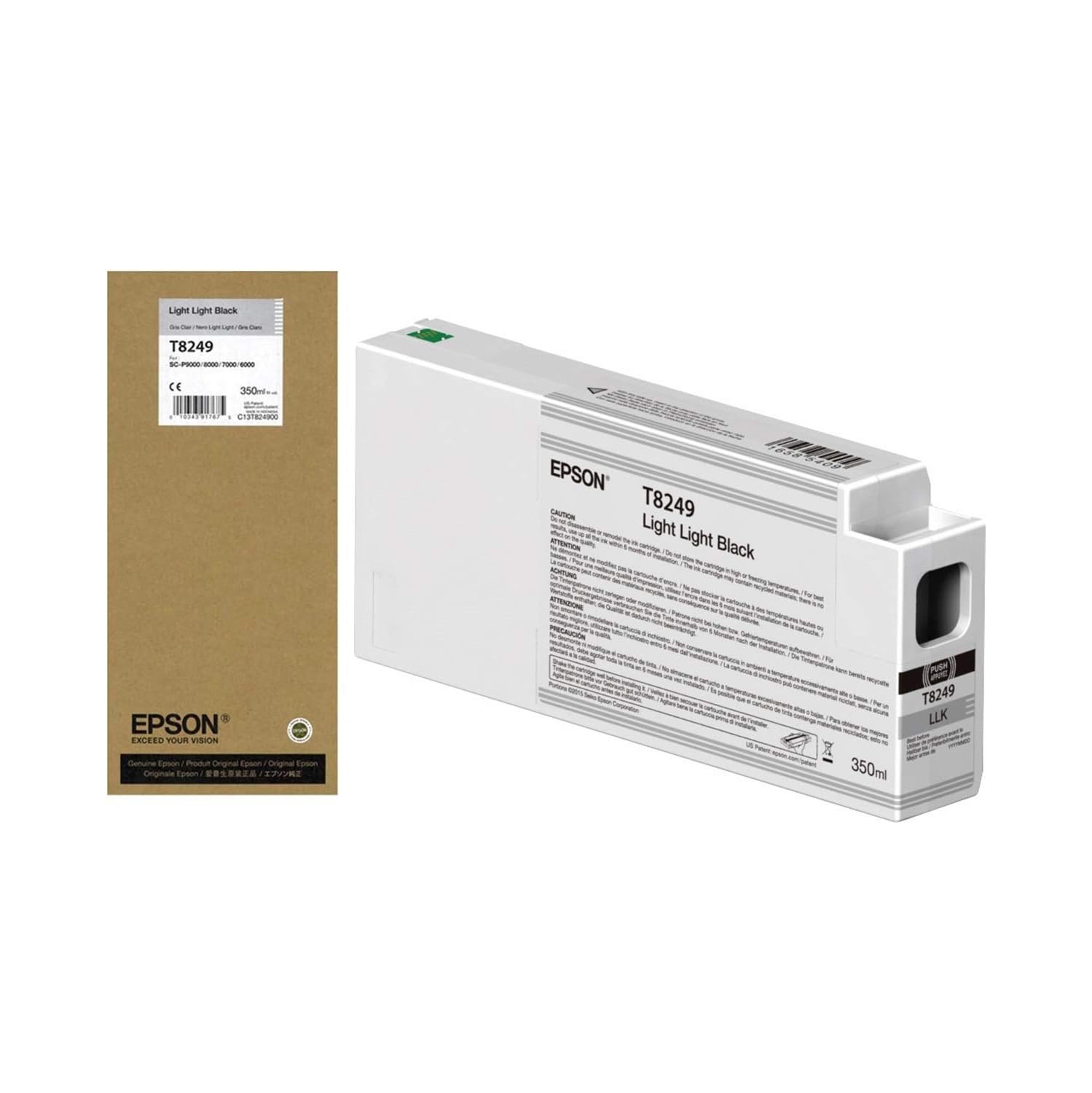 Epson UltraChrome HD Ink Cartridge - 350ml Light Light Black - Brand New