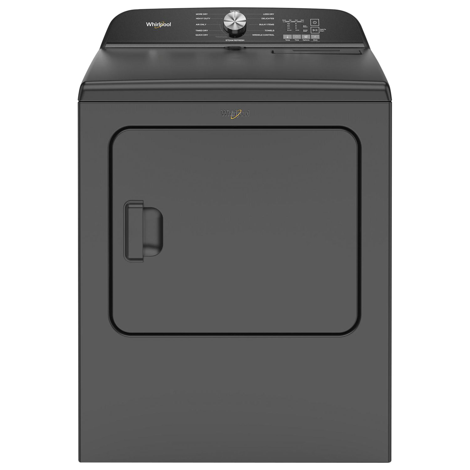 Whirlpool 7.0 Cu. Ft. Gas Dryer - Volcano Black