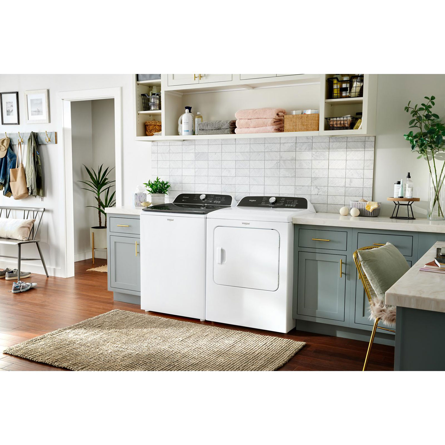 Sécheuse au gaz de 7,0 pi³ de Whirlpool - Blanc