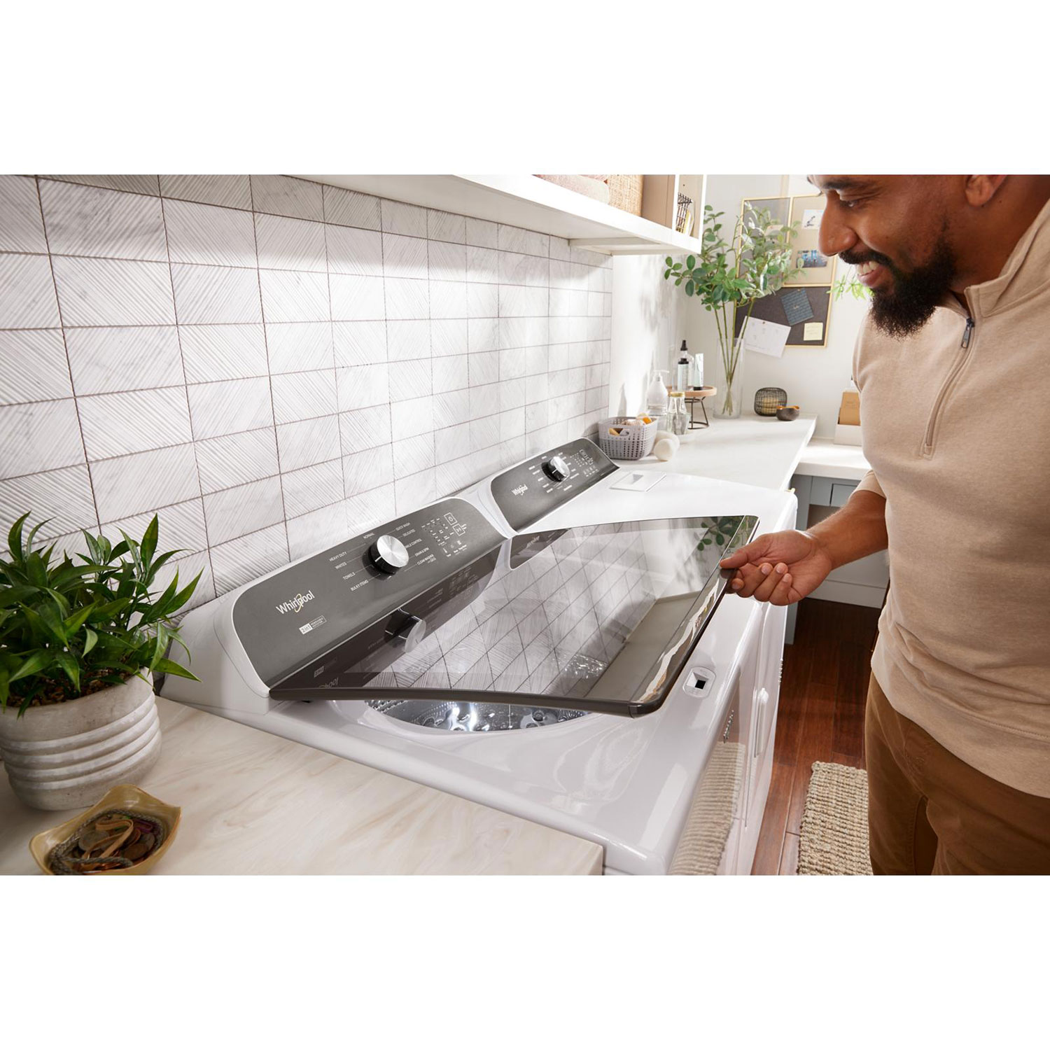 Sécheuse au gaz de 7,0 pi³ de Whirlpool - Blanc