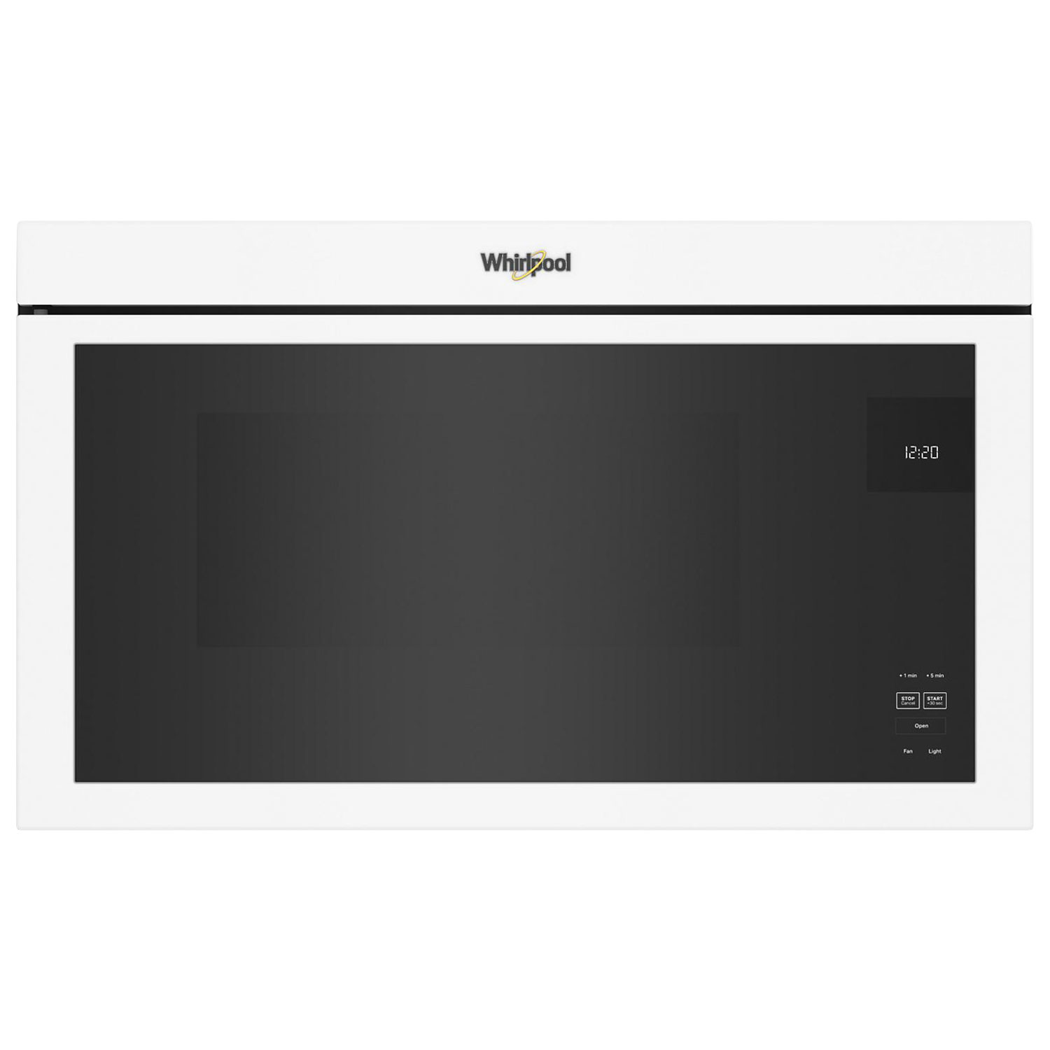 Whirlpool Over-The-Range Turntable-Free Flush-Mount Microwave - 1.1 Cu. Ft. - White