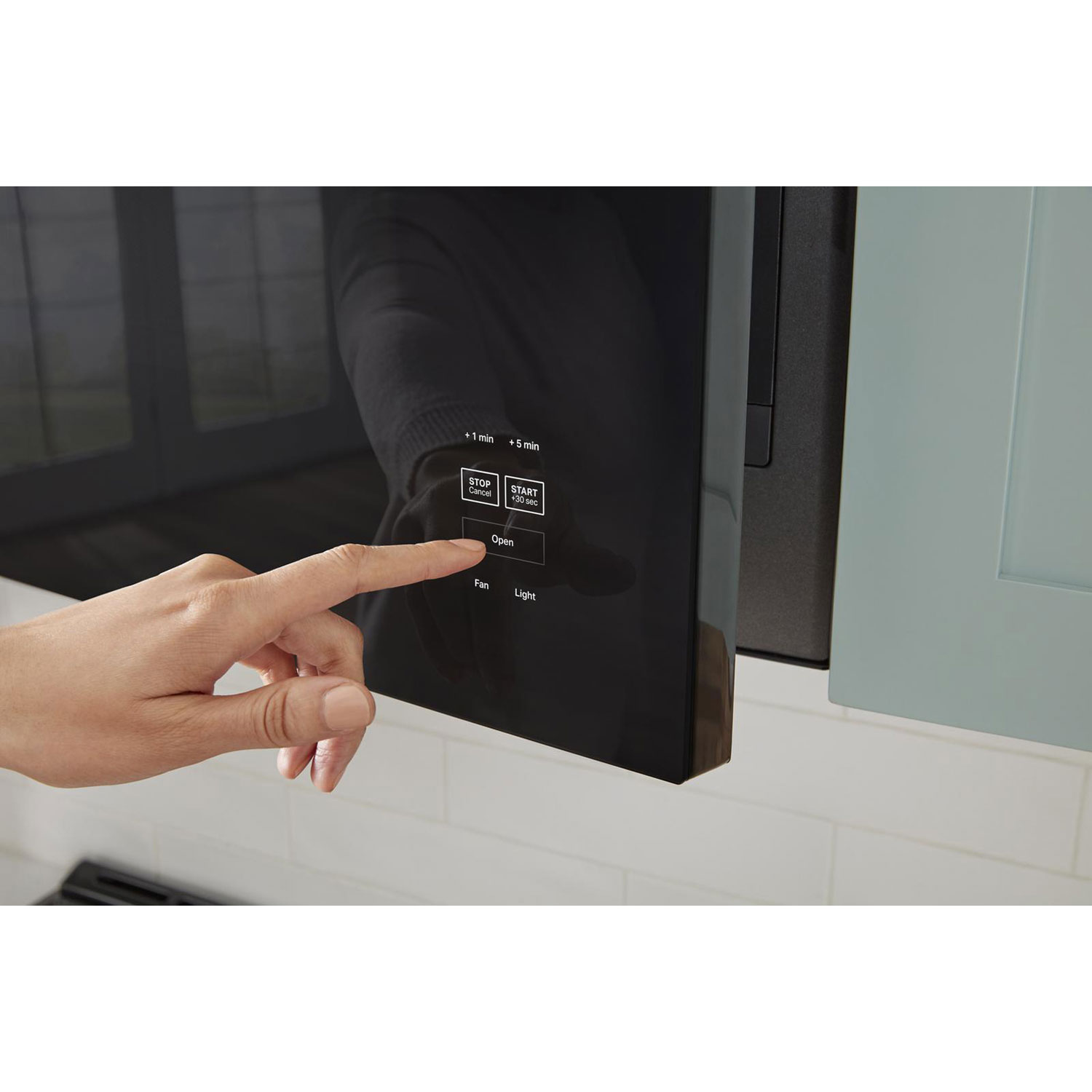 Whirlpool Over-The-Range Turntable-Free Flush-Mount Microwave - 1.1 Cu. Ft. - White