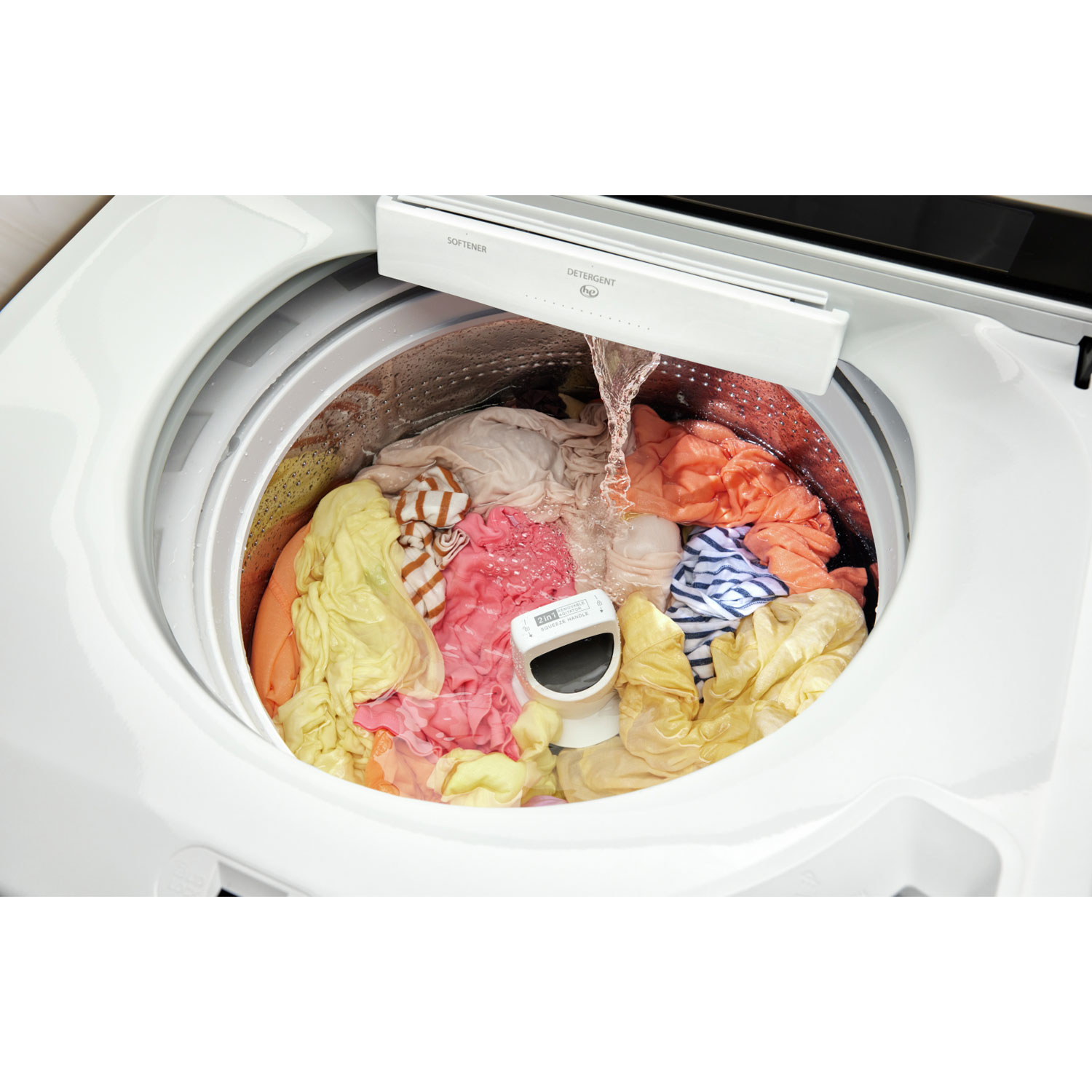 Whirlpool 6.1 Cu. Ft. High Efficiency 2-in-1 Top Load Washer - White