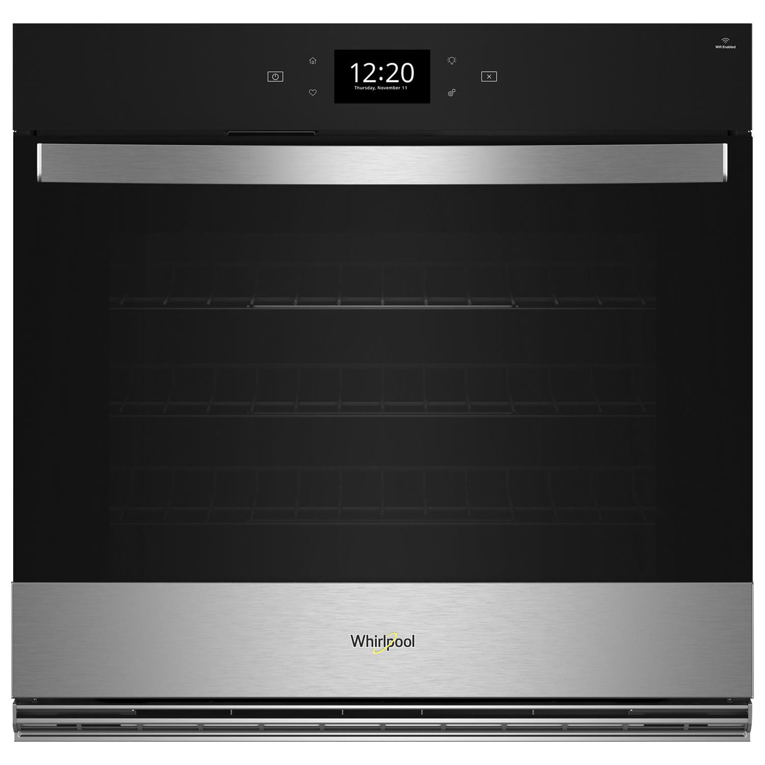 Whirlpool 30" 5 Cu. Ft. Self-Clean True Convection Electric Wall Oven (WOES7030PZ) - Stainless Steel