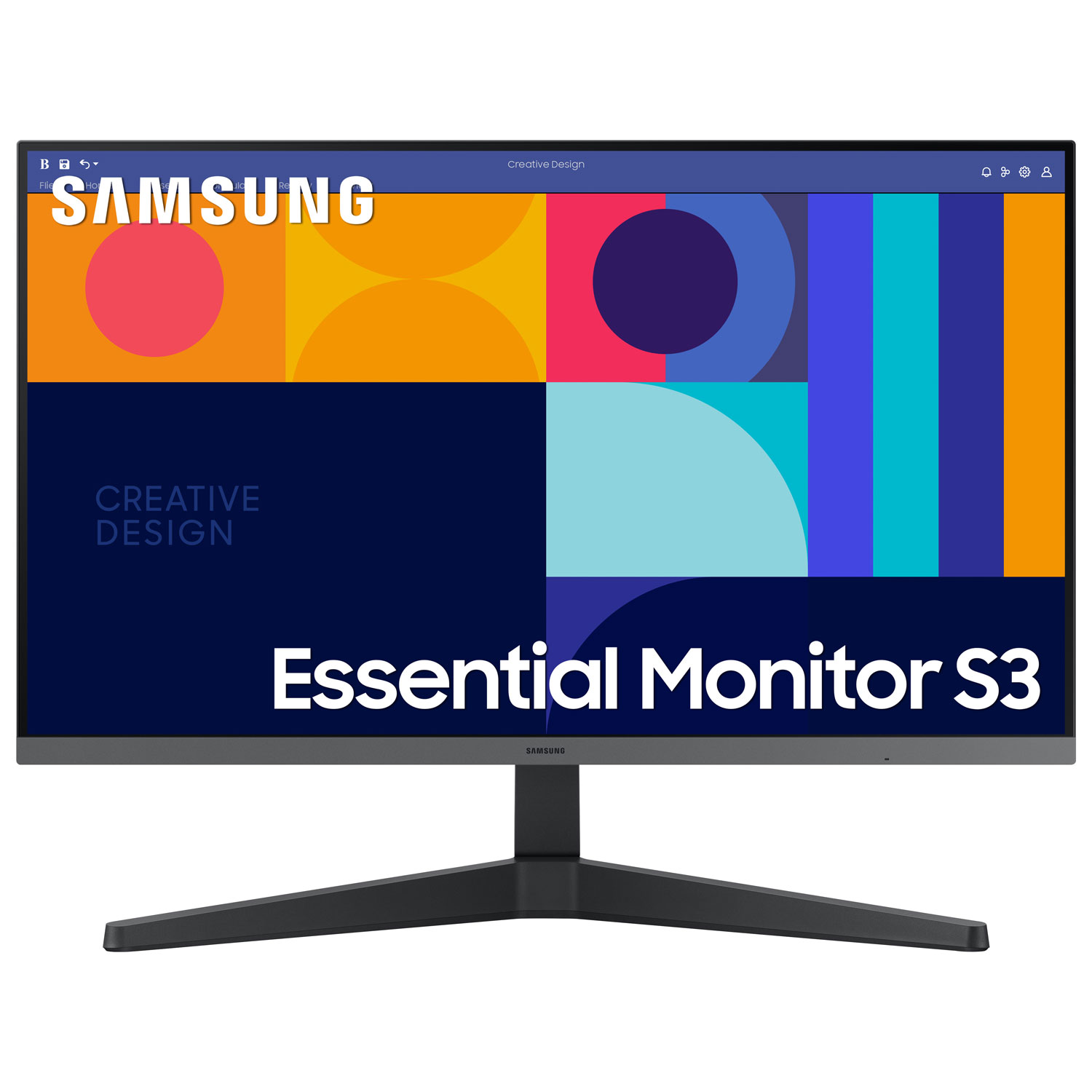Samsung 27" FHD 100Hz 4ms GTG IPS LCD FreeSync Monitor (LS27C330GANXZA) - Black