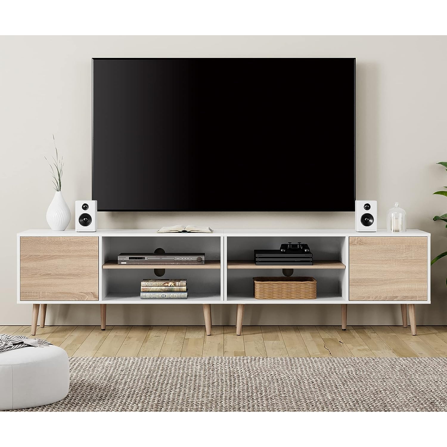 modern tv stand 85 inch