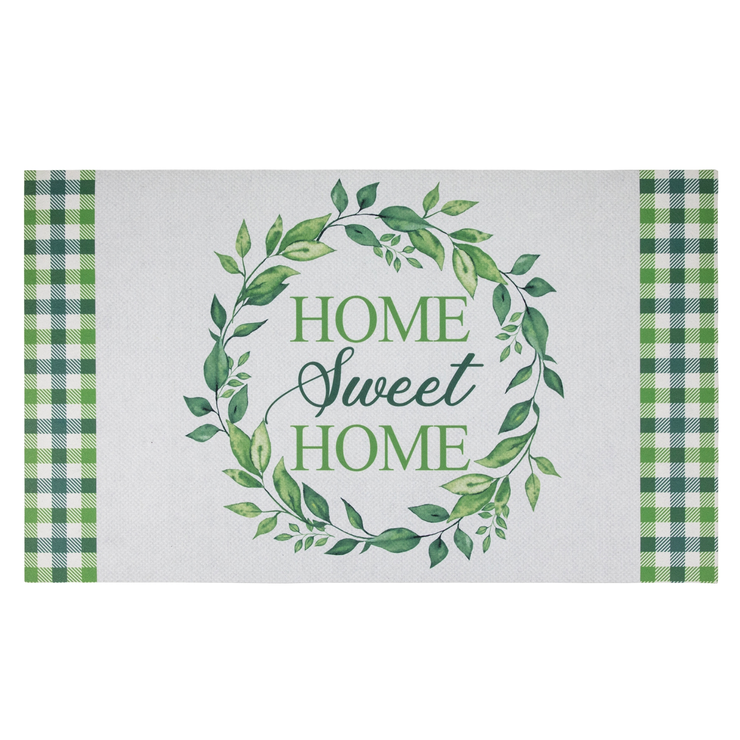 Home Sweet Home Gingham Doormat 18" x 30"
