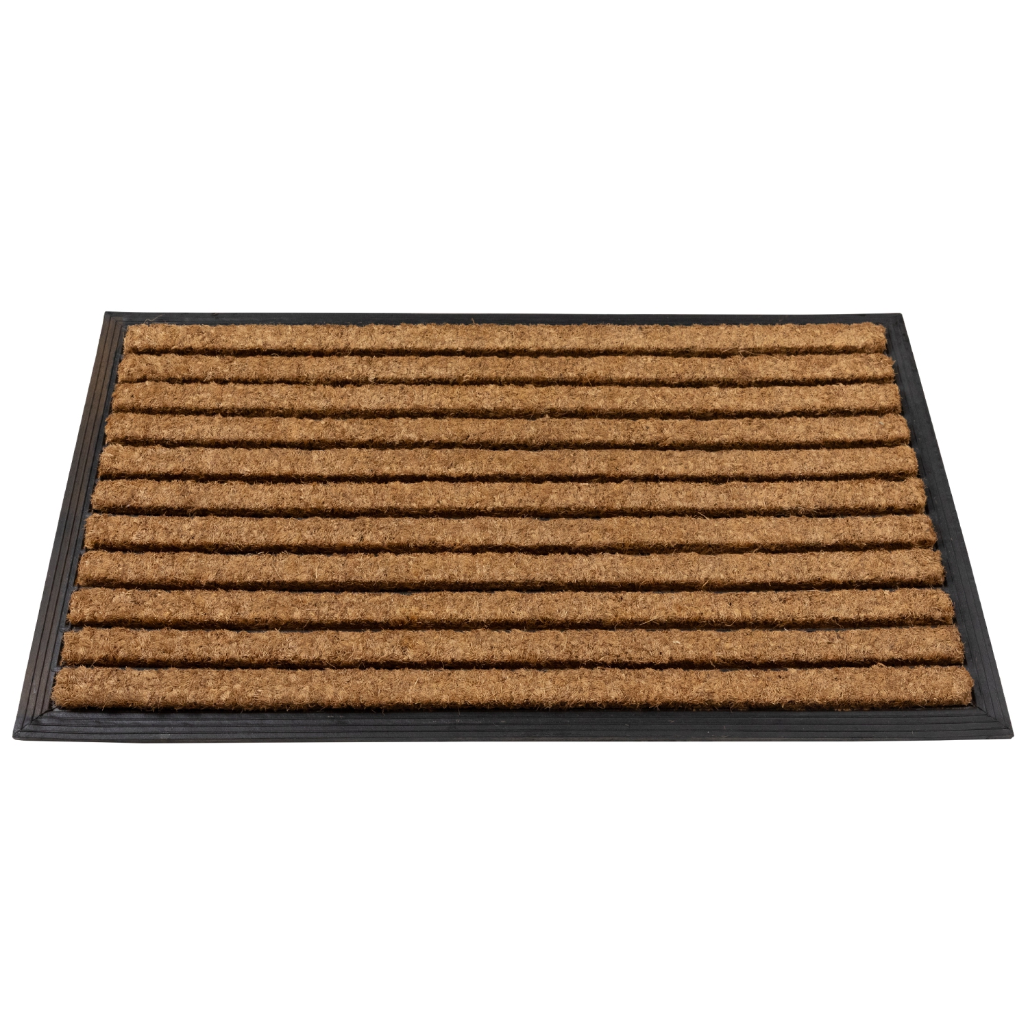 Striped Non-Skid Outdoor Rectangular Doormat 17.75" x 29.5"