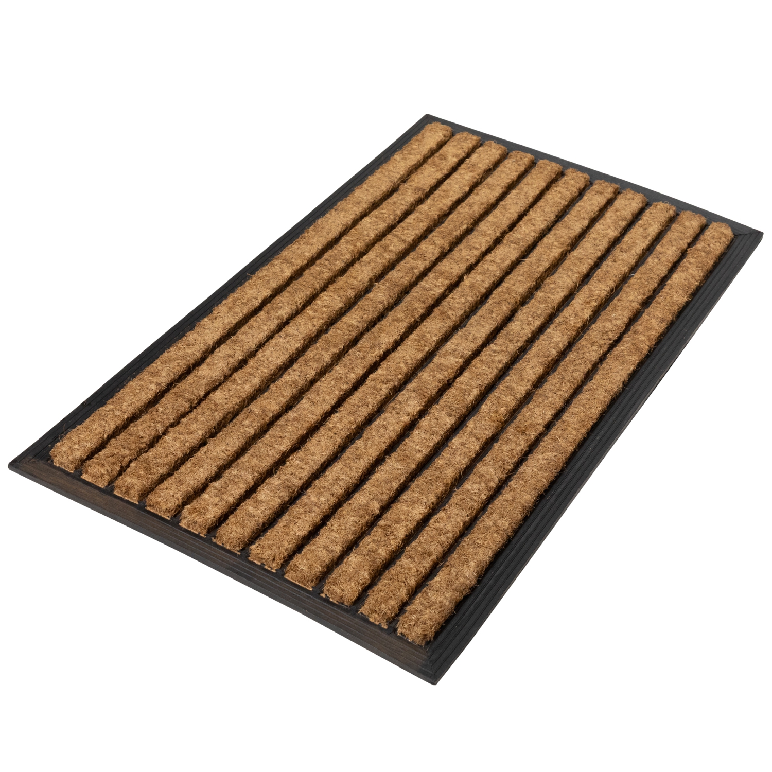 Striped Non-Skid Outdoor Rectangular Doormat 17.75" x 29.5"