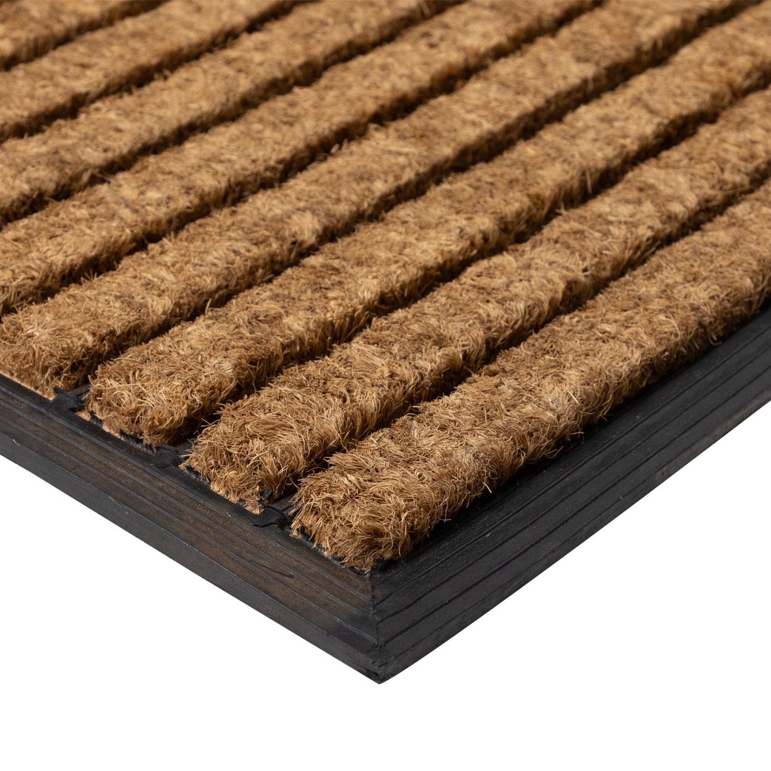Striped Non-Skid Outdoor Rectangular Doormat 17.75" x 29.5"