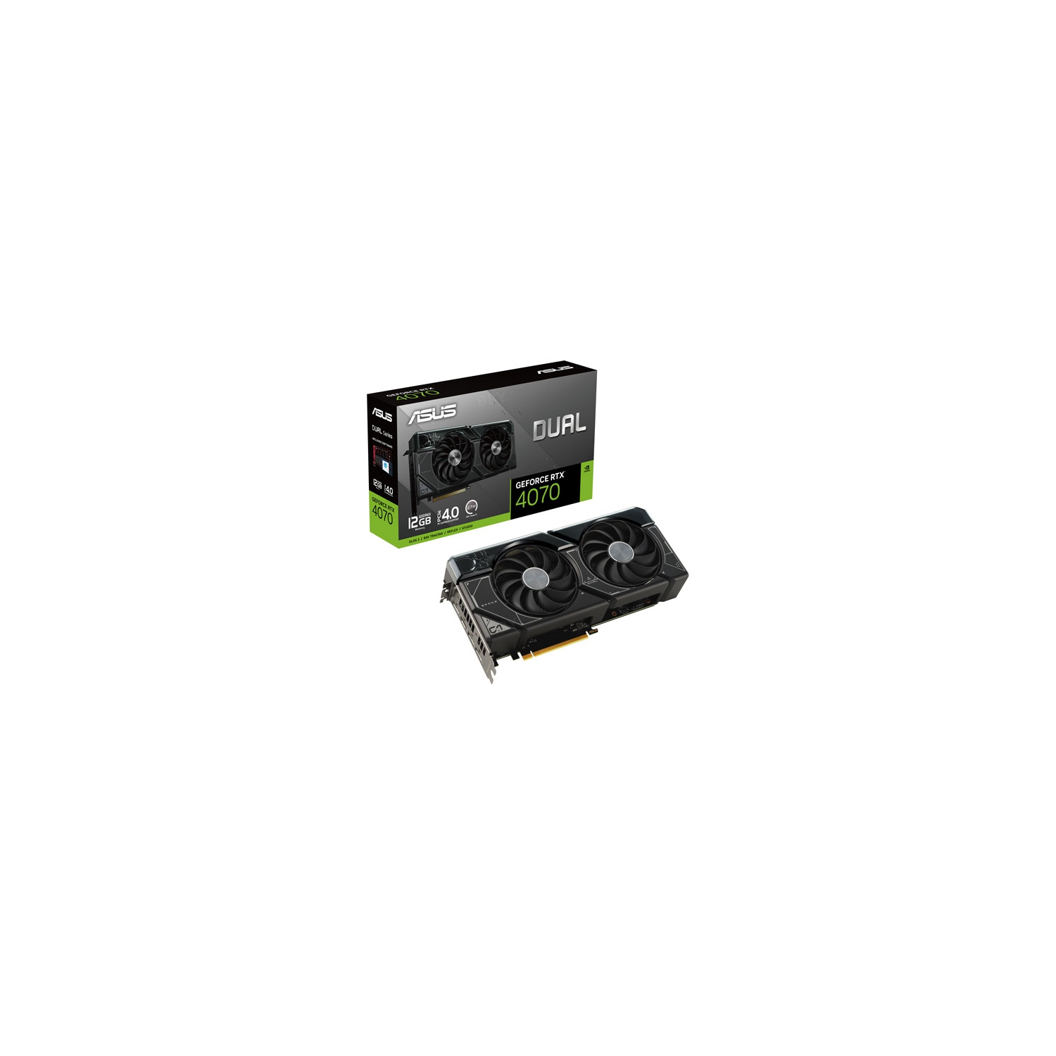 Open Box - ASUS Dual GeForce RTX 4070 12GB GDDR6X Video Card