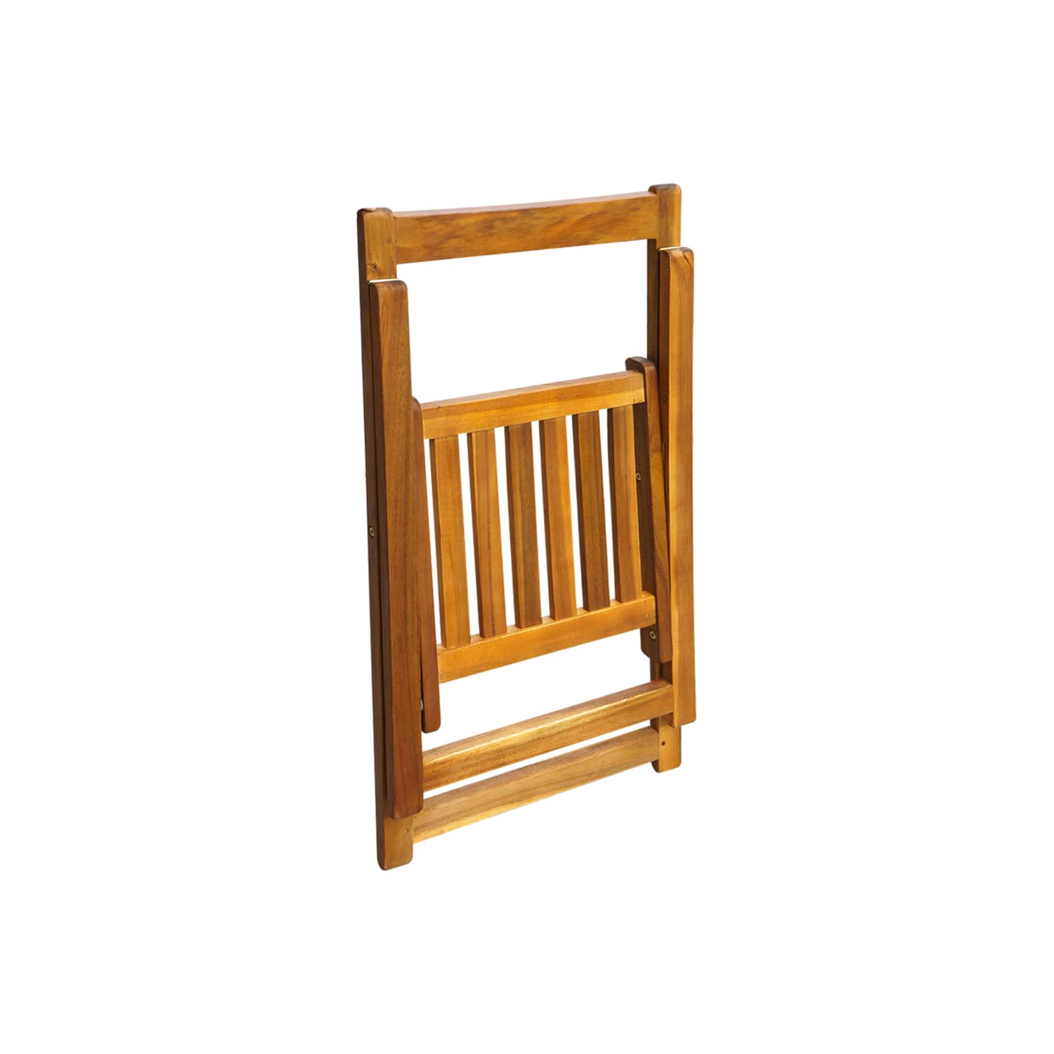 vidaXL Folding Garden Chairs 2 pcs Solid Acacia Wood