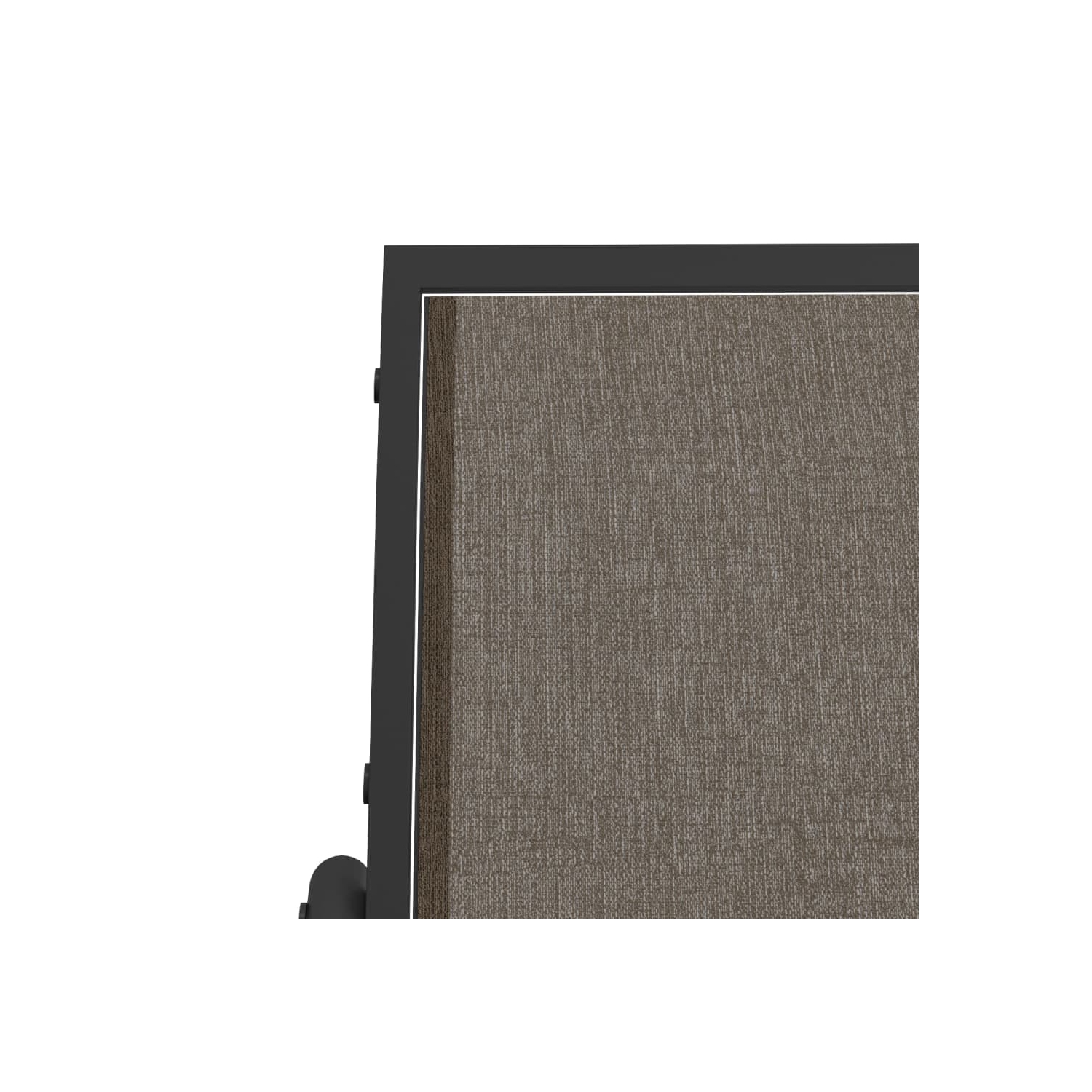 Fauteuil coulissant de jardin de vidaXL, brun, 61x76x87&nbsp;cm, textilène et acier