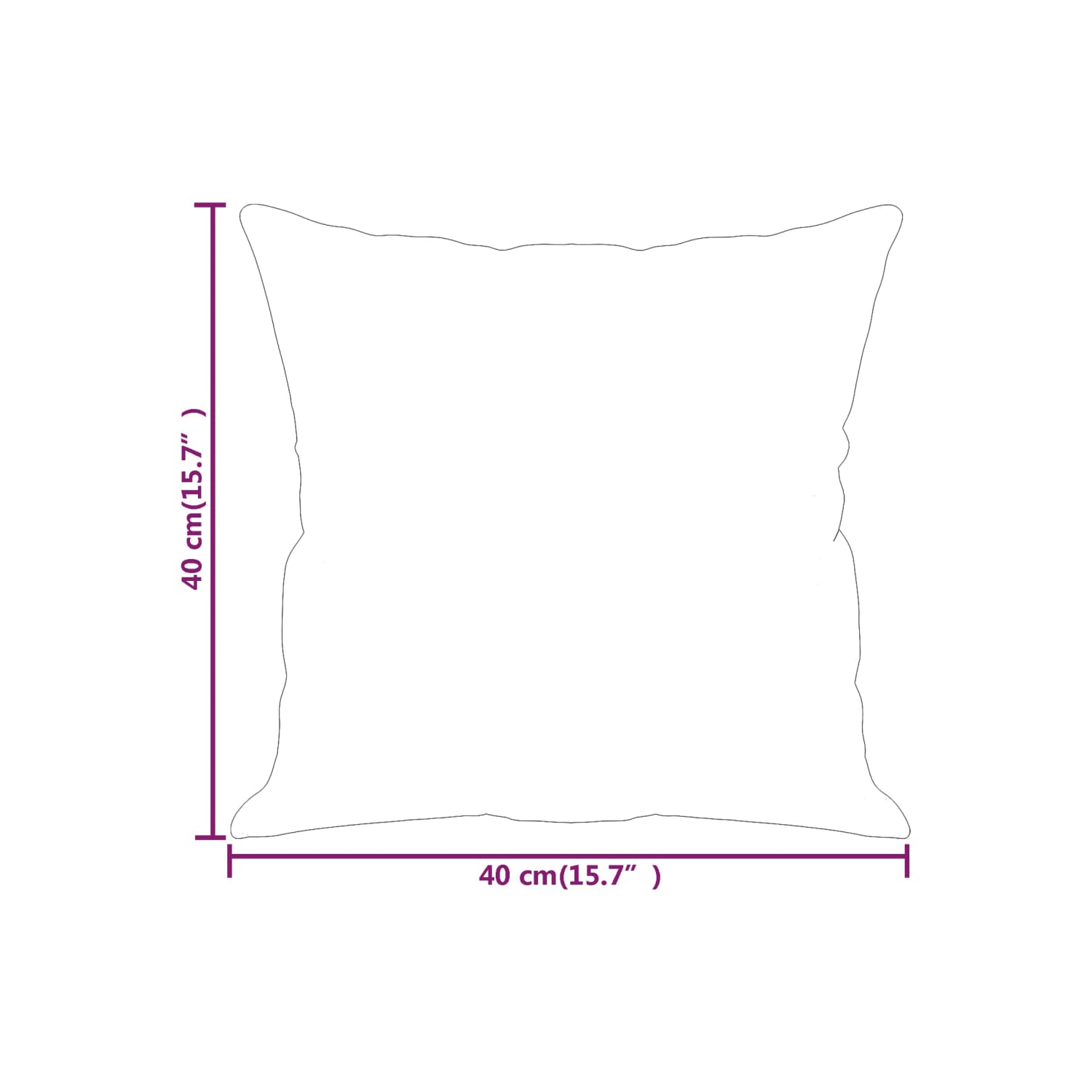 vidaXL Throw Pillows 2 pcs Dark Grey 40x40 cm Velvet