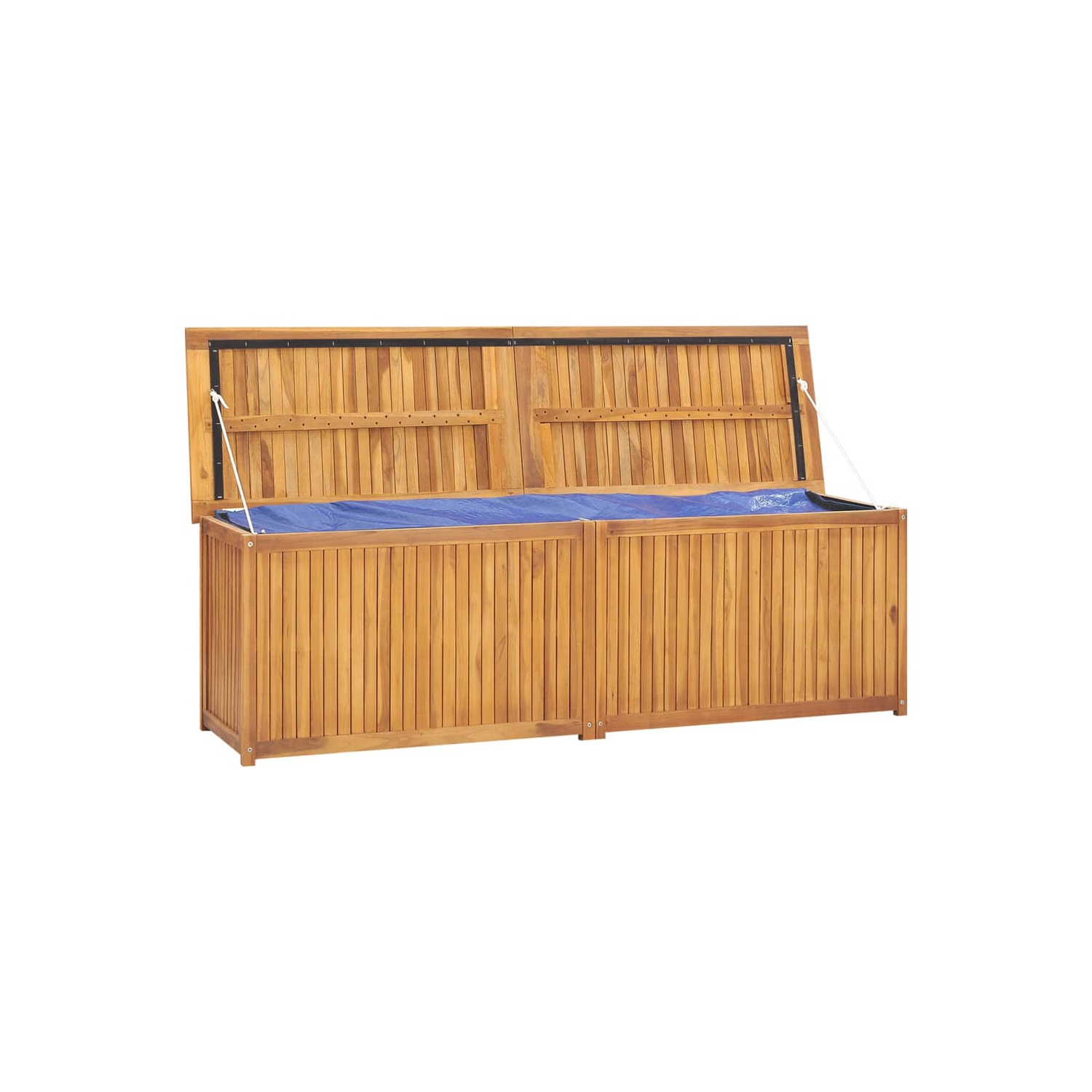 vidaXL Garden Box 175x50x55 cm Solid Wood Teak