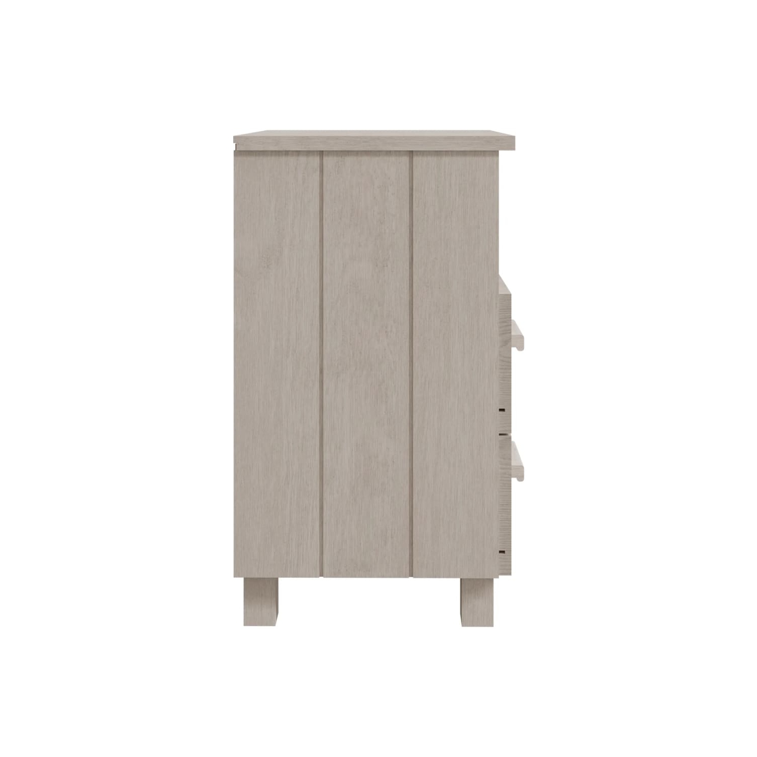 vidaXL Bedside Cabinets HAMAR 2 pcs White 40x35x62 cm Solid Wood