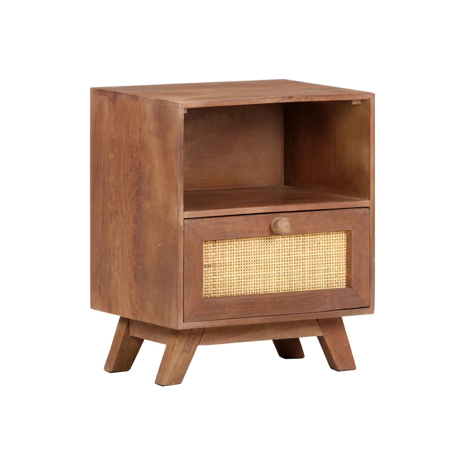 vidaXL Bedside Cabinet 40x30x50 cm Solid Mango Wood
