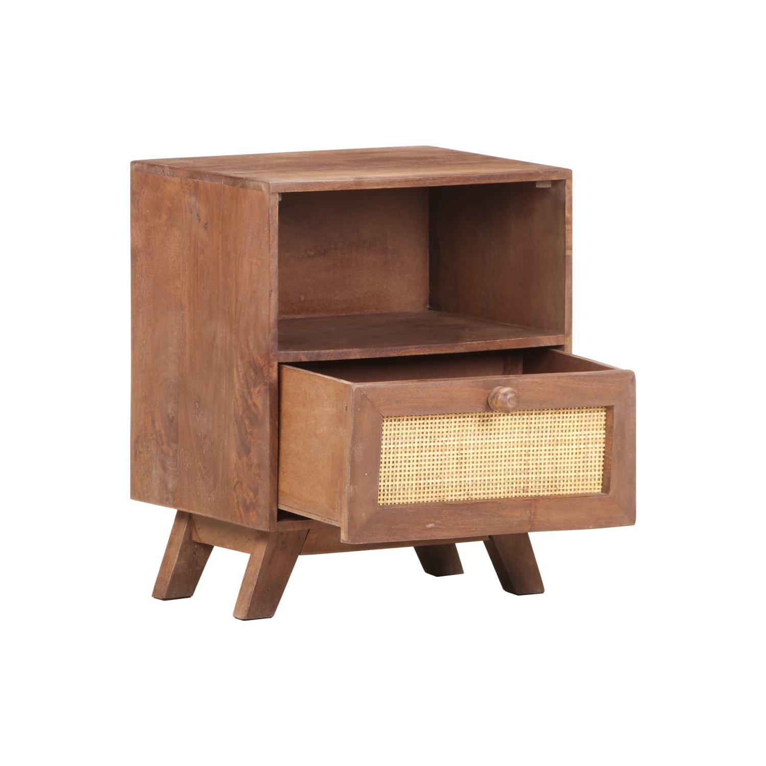 vidaXL Bedside Cabinet 40x30x50 cm Solid Mango Wood