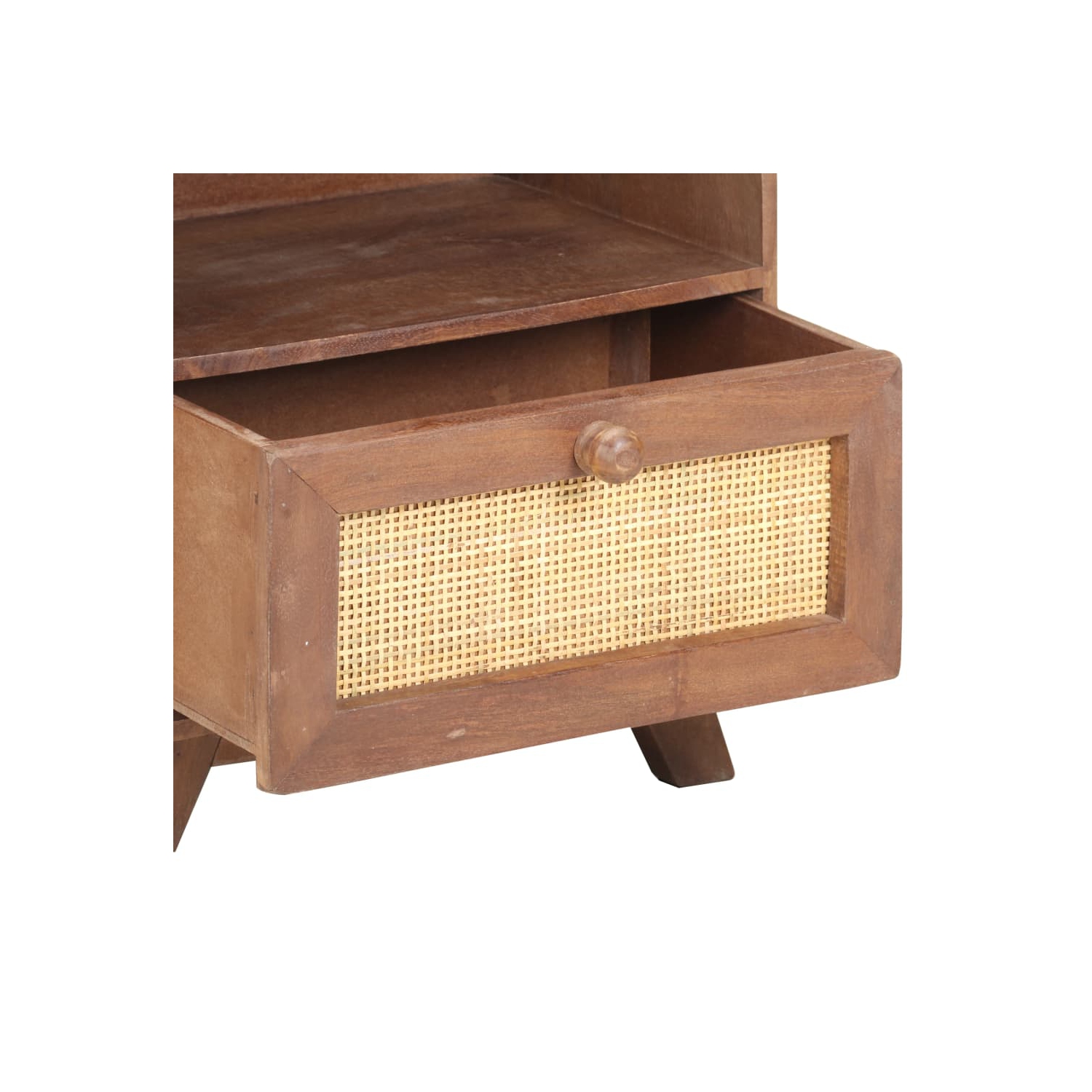 vidaXL Bedside Cabinet 40x30x50 cm Solid Mango Wood