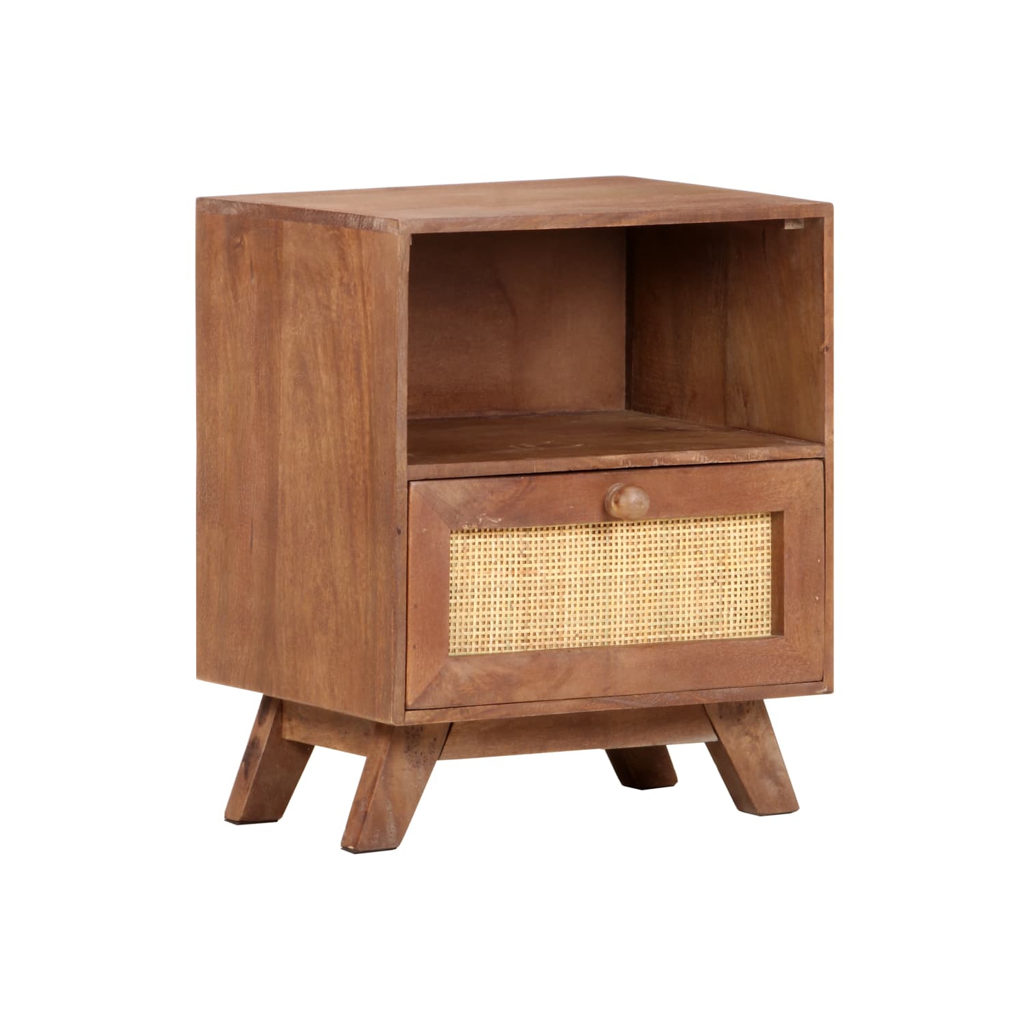 vidaXL Bedside Cabinet 40x30x50 cm Solid Mango Wood