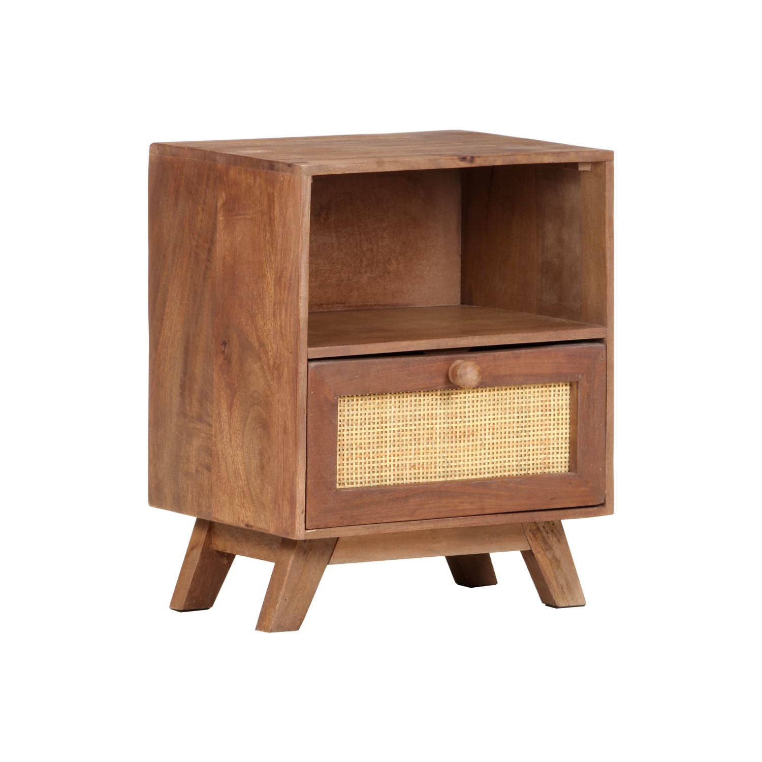 vidaXL Bedside Cabinet 40x30x50 cm Solid Mango Wood