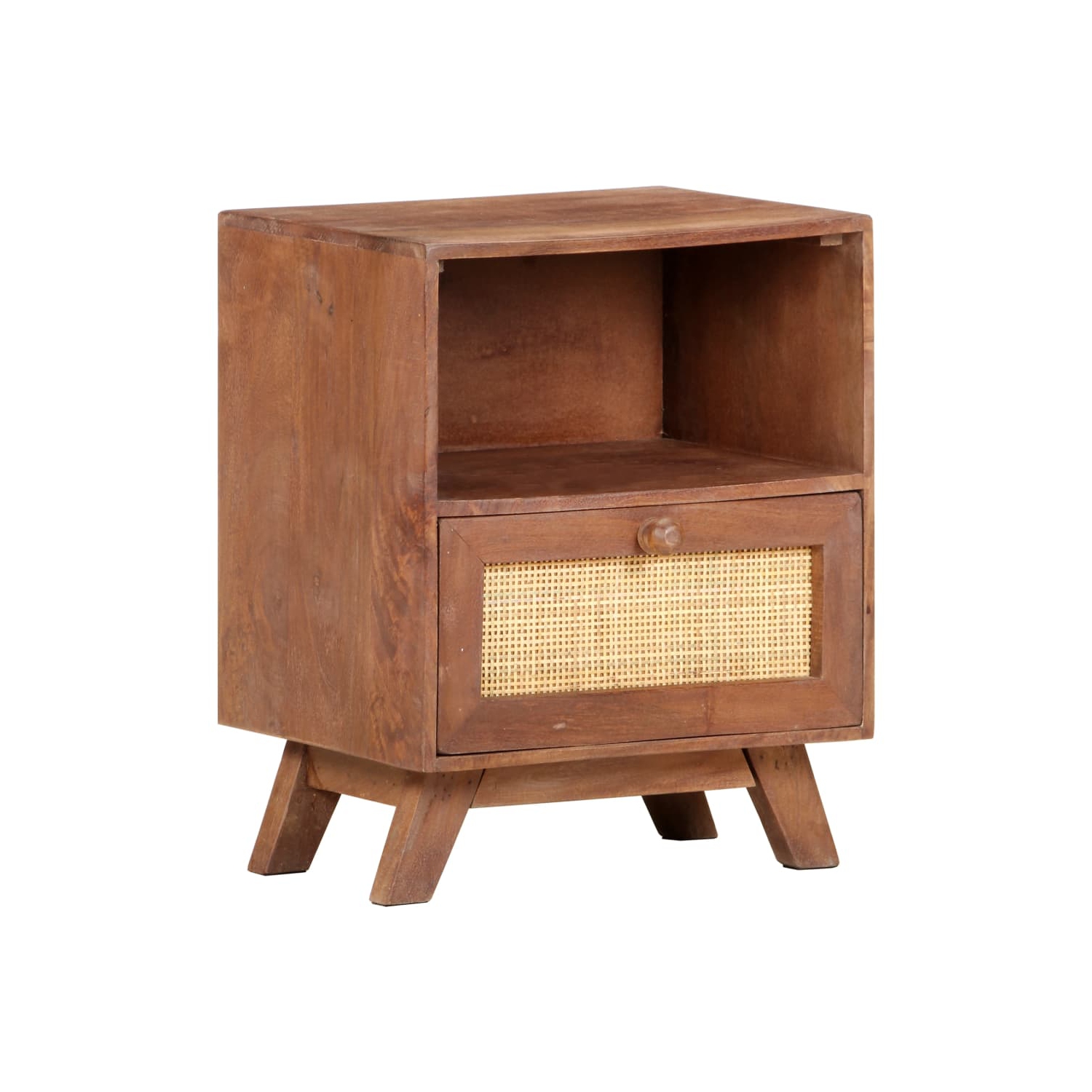 vidaXL Bedside Cabinet 40x30x50 cm Solid Mango Wood