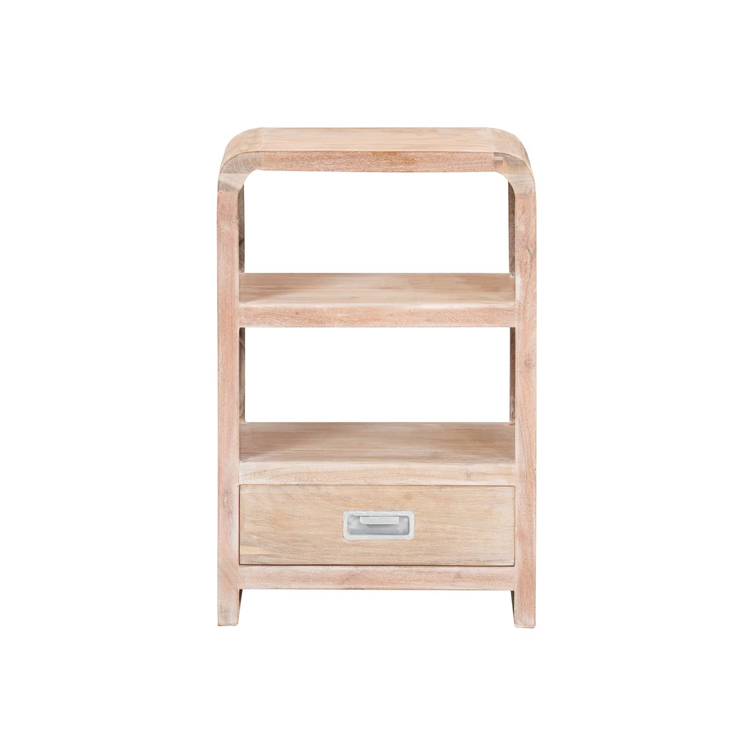 Table de chevet vidaXL 40 x 30 x 30 po en bois d'acacia massif 60&nbsp;cm