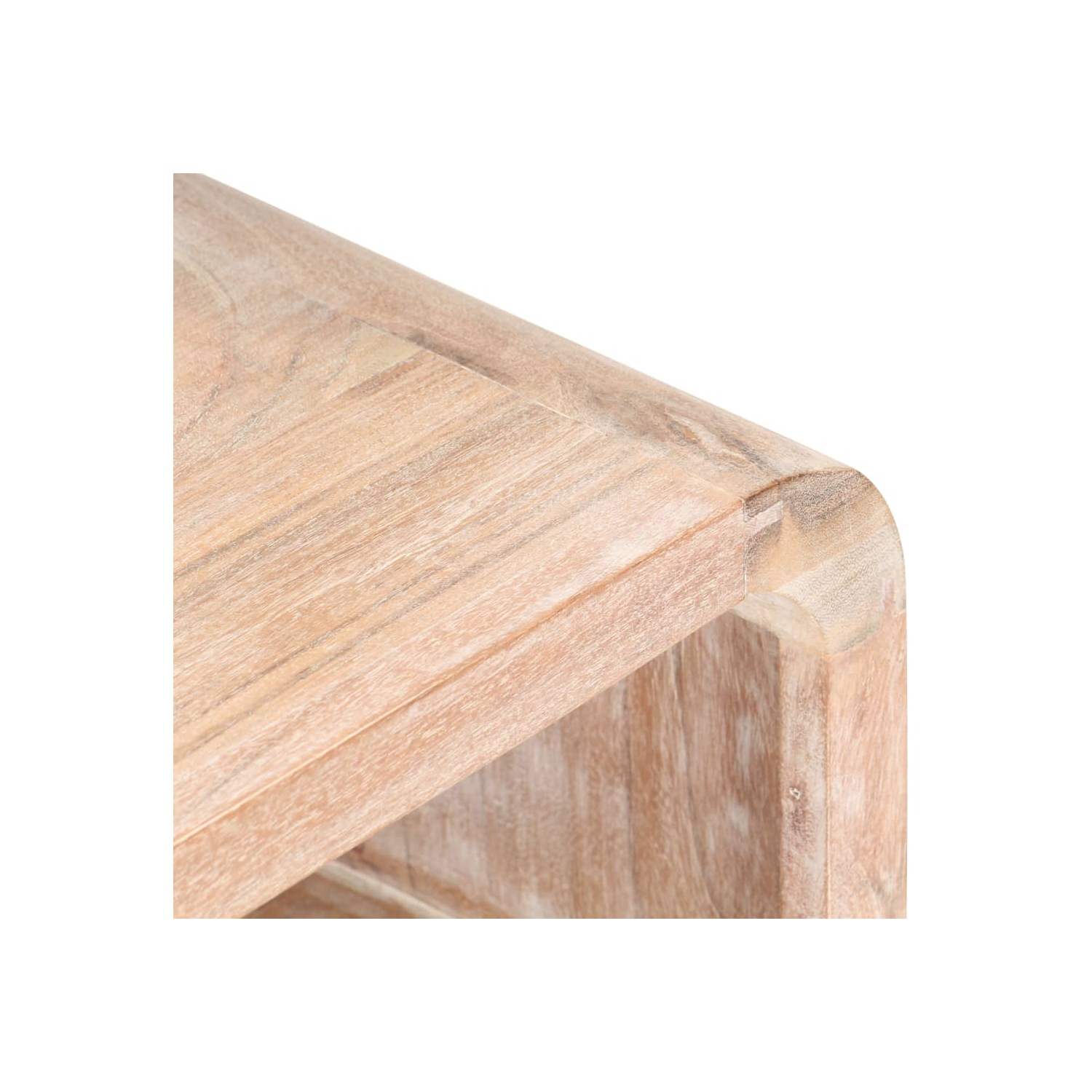 Table de chevet vidaXL 40 x 30 x 30 po en bois d'acacia massif 60&nbsp;cm