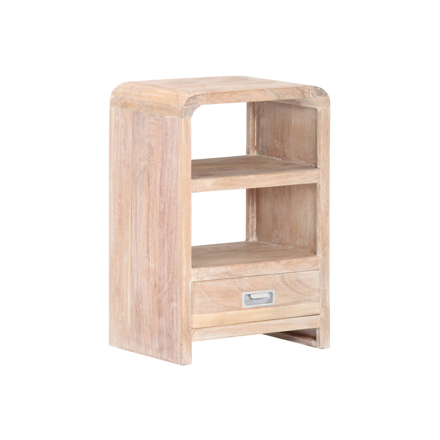 Table de chevet vidaXL 40 x 30 x 30 po en bois d'acacia massif 60&nbsp;cm