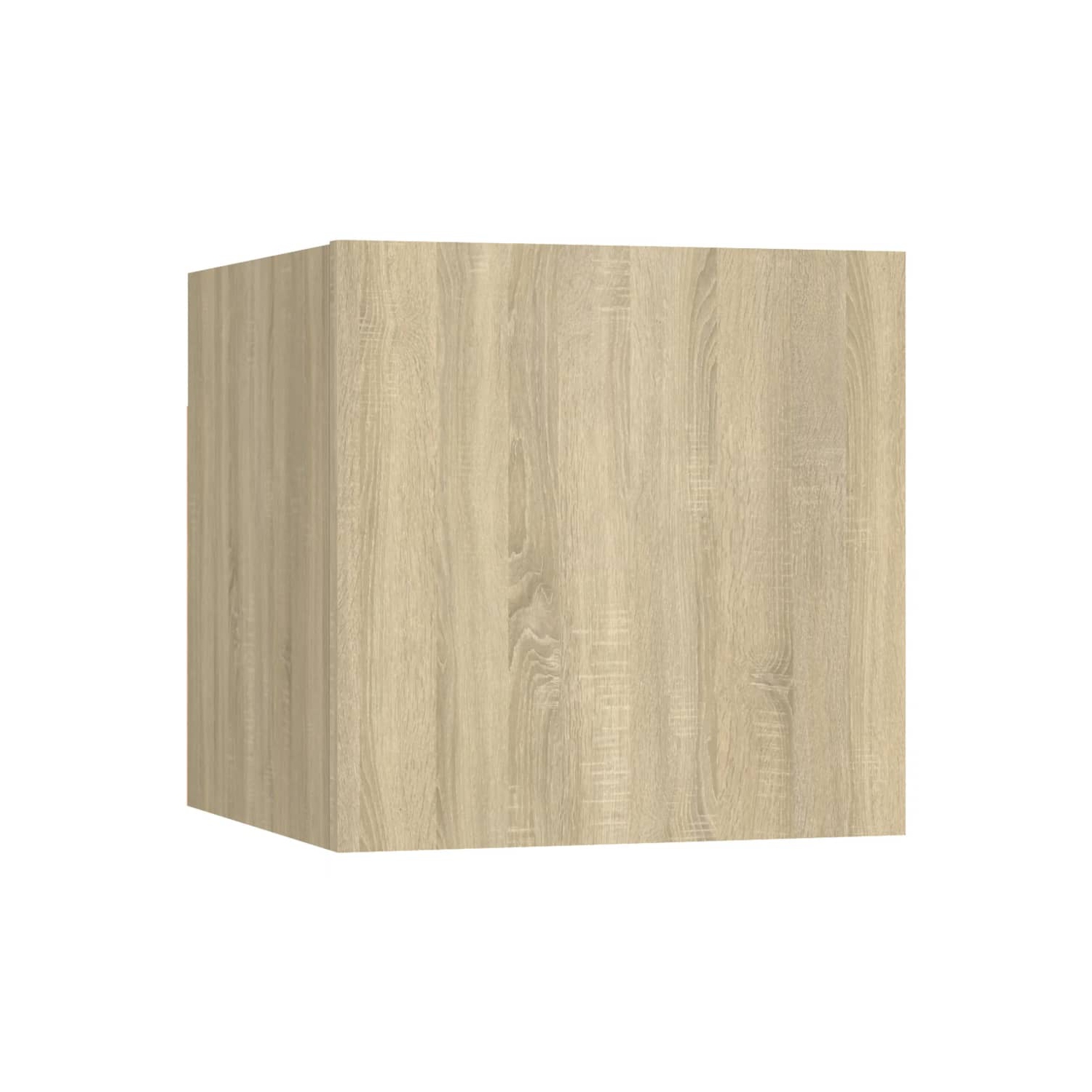vidaXL Bedside Cabinet Sonoma Oak 30.5x30x30 cm Engineered Wood