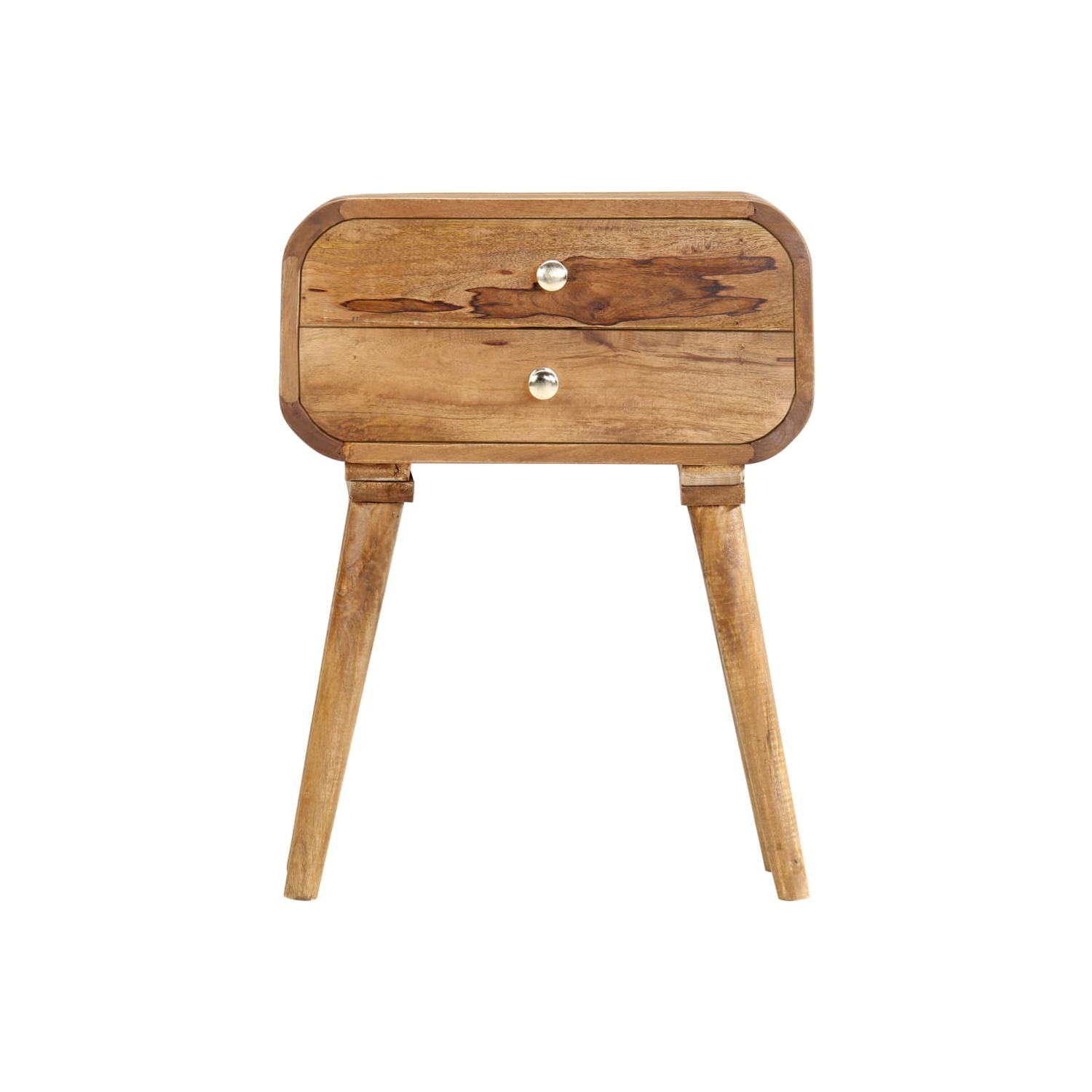 vidaXL Bedside Cabinet 43x30x58 cm Solid Mango Wood