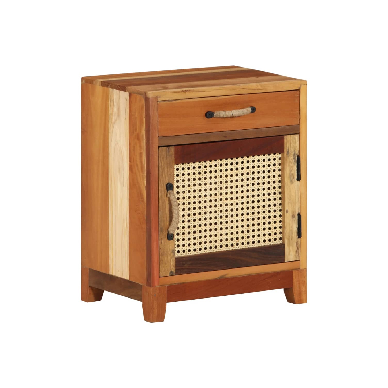 vidaXL Bedside Cabinet 40x30x50 cm Solid Reclaimed Wood